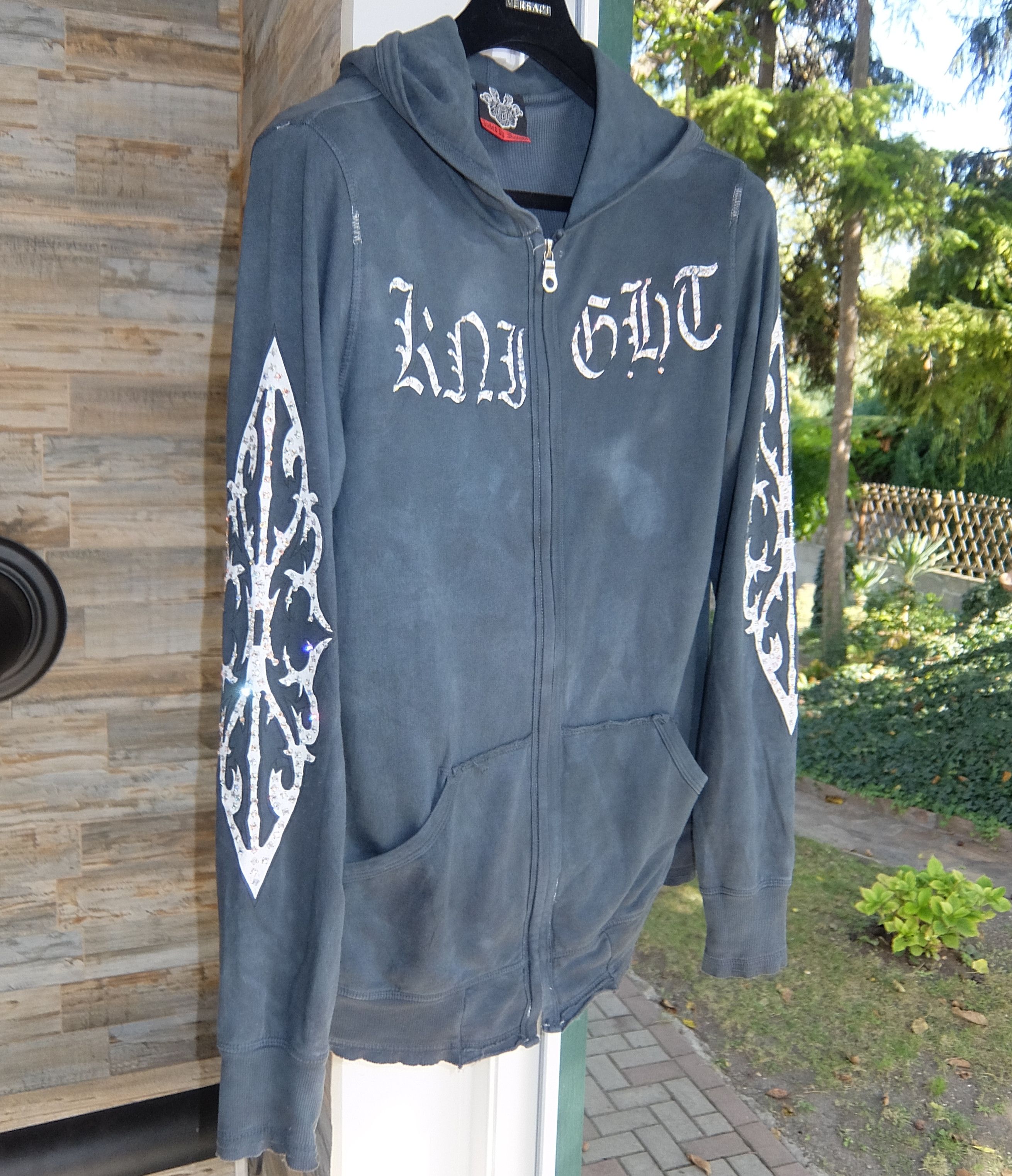 Jaded by Knight Jaded by Knight Jacket L zip hoody amiri chrome hearts Size US L / EU 52-54 / 3 - 6 Thumbnail