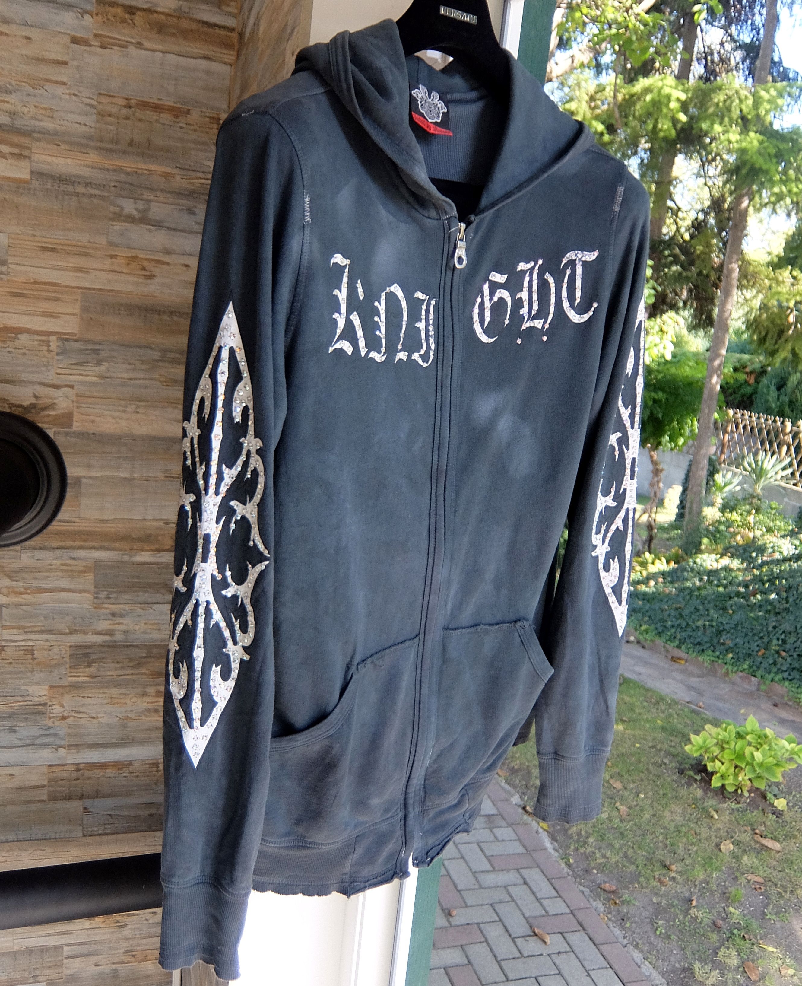 Jaded by Knight Jaded by Knight Jacket L zip hoody amiri chrome hearts Size US L / EU 52-54 / 3 - 7 Thumbnail