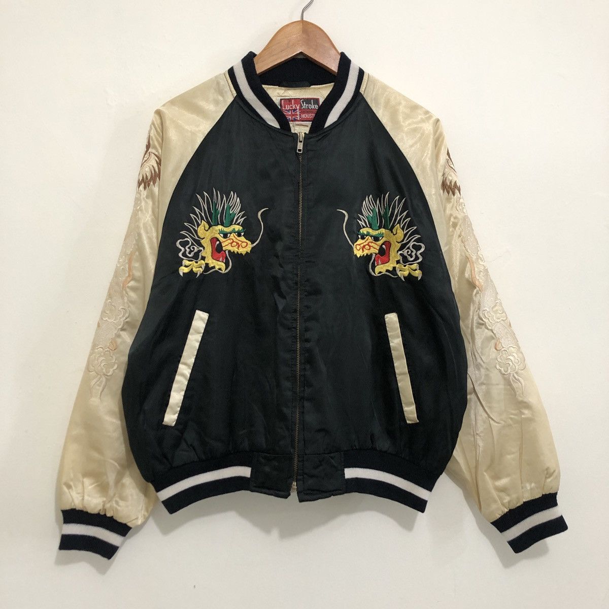 Other Houston Lucky Stroke Embroidered Sukajan Souvenir Jacket Size US M / EU 48-50 / 2 - 4 Thumbnail