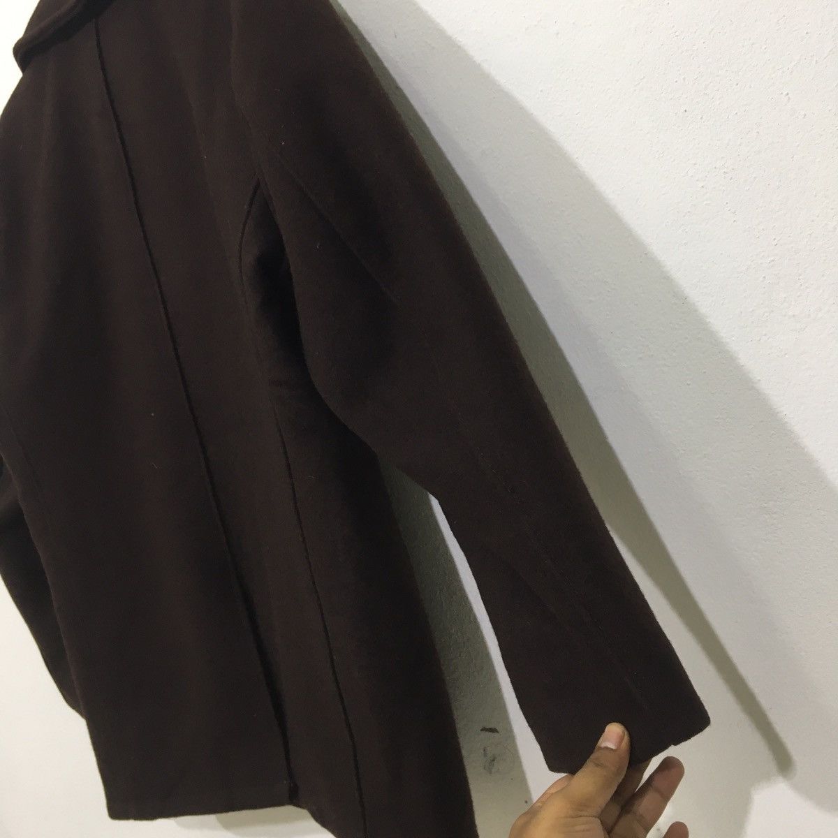 Schott Vintage Schott Wool US 74ON Peacoat Long Coat Jacket Size US L / EU 52-54 / 3 - 7 Thumbnail