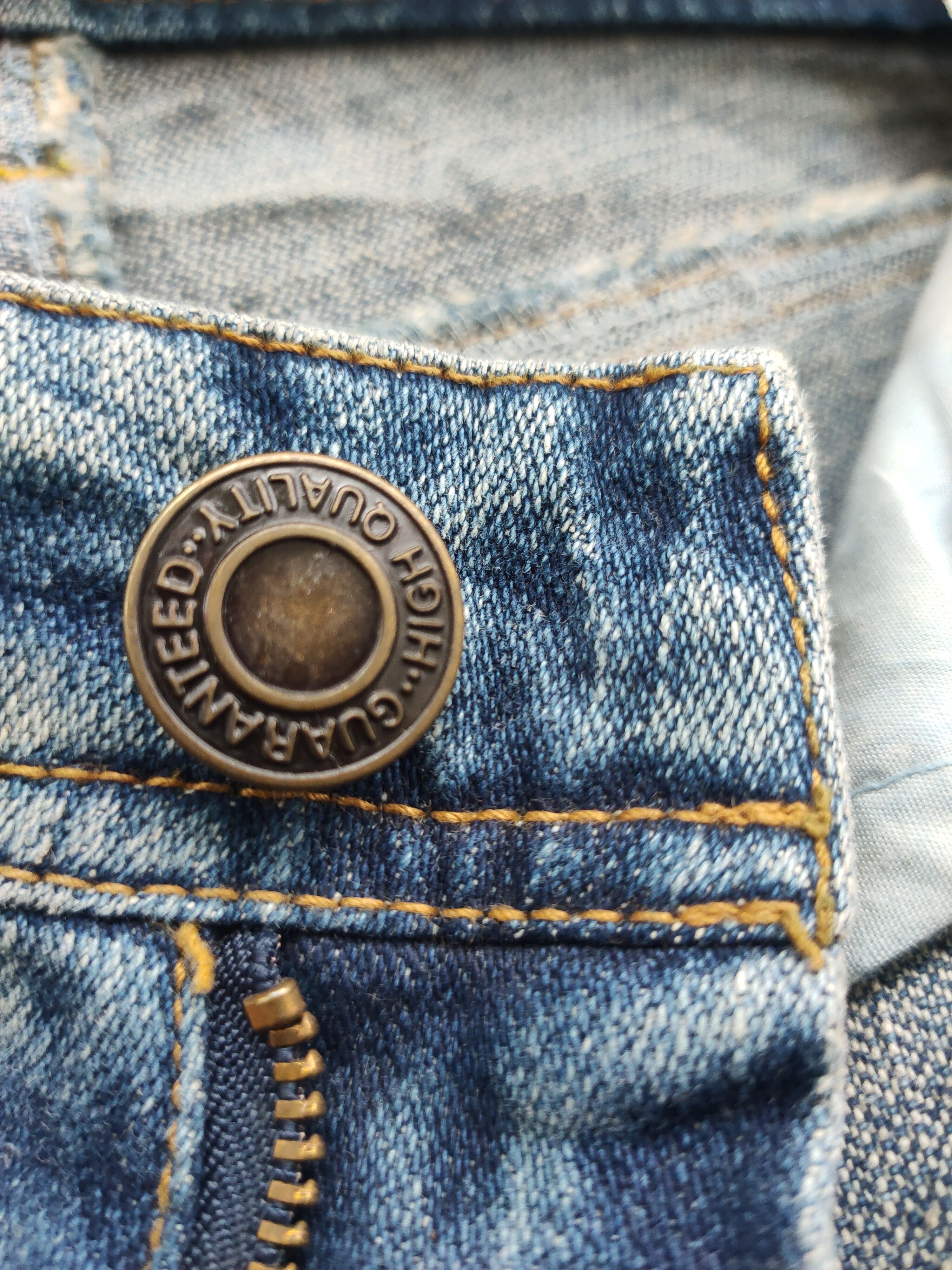 Vintage Bushpant denim vintage distressed skull rare Size US 32 / EU 48 - 4 Thumbnail