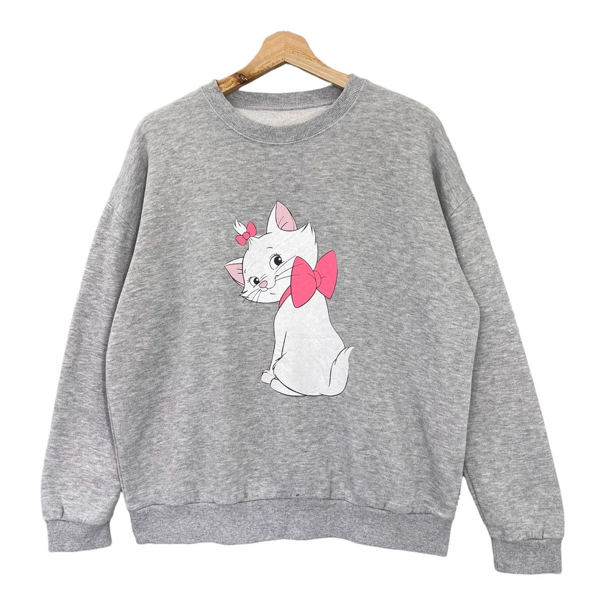 Japanese Brand Vintage Cute Cat Crewneck Sweatshirt Oversize S Size US S / EU 44-46 / 1 - 3 Thumbnail