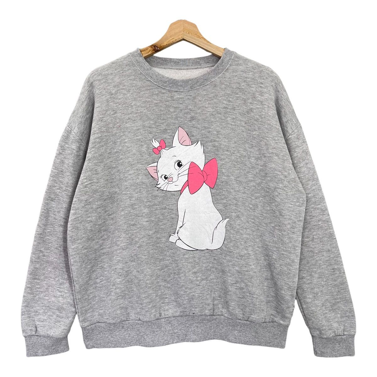 Japanese Brand Vintage Cute Cat Crewneck Sweatshirt Oversize S Size US S / EU 44-46 / 1 - 1 Thumbnail