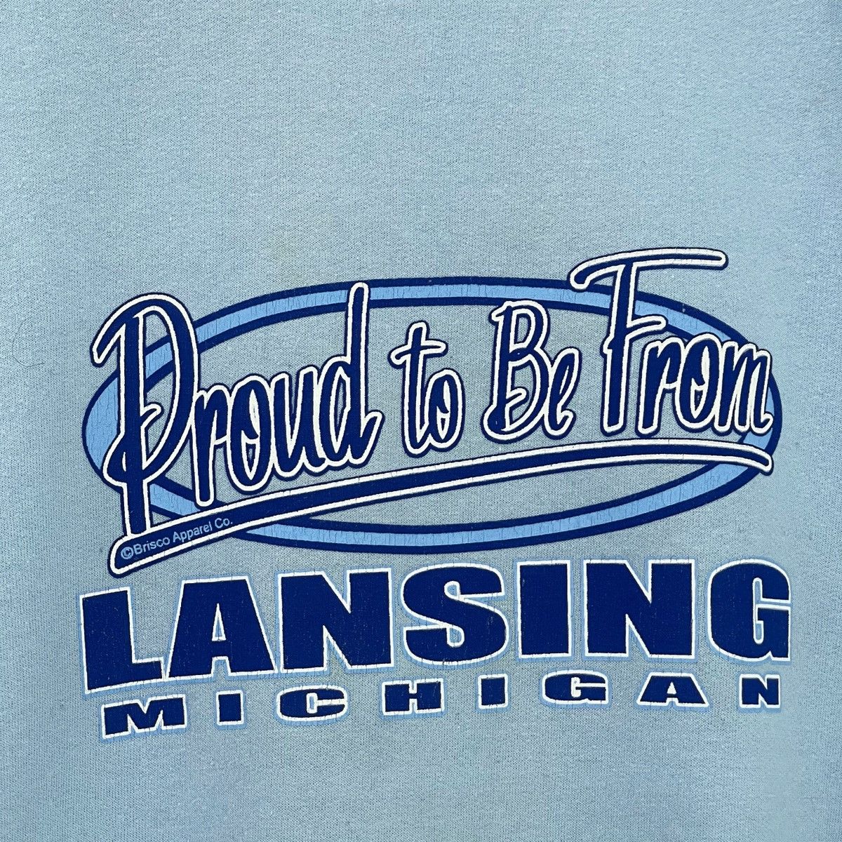 Japanese Brand Vintage Lansing Michigan Big Logo Crewneck Sweatshirt Size L Size US L / EU 52-54 / 3 - 5 Thumbnail