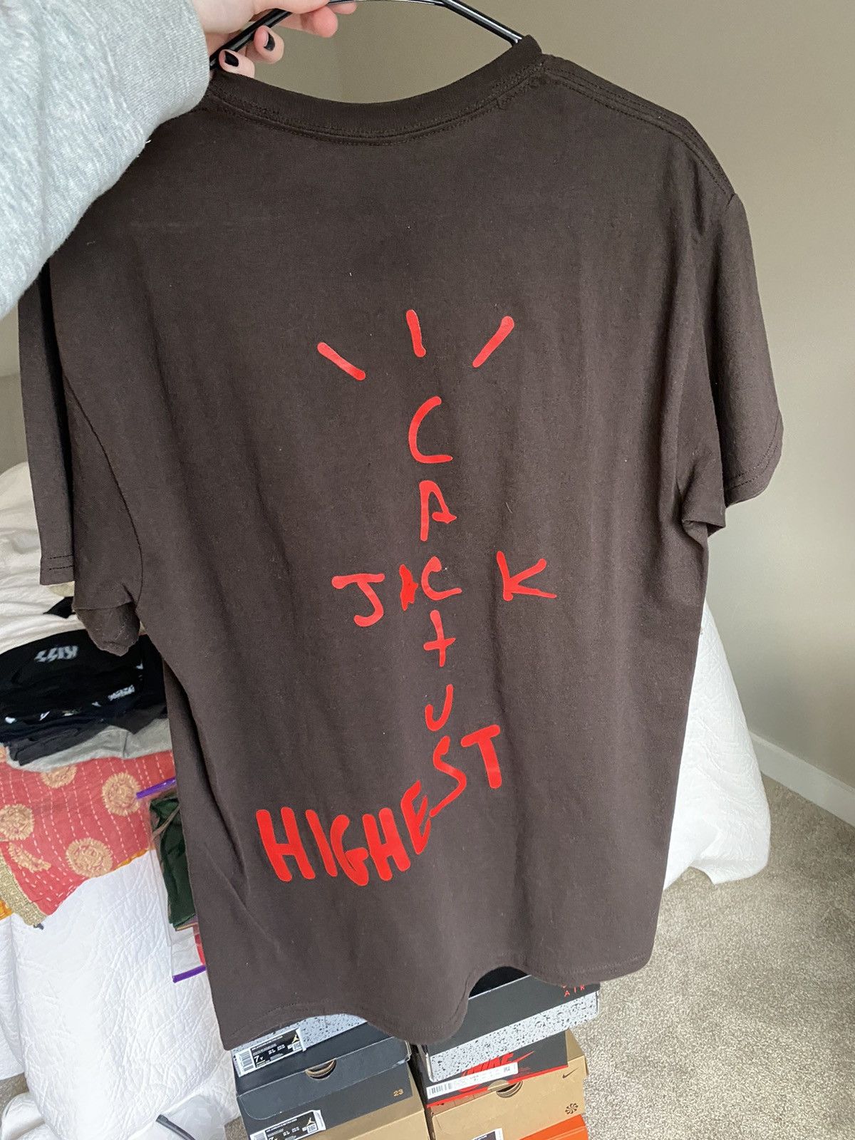 Jordan Brand Travis Scott Jordan Cactus Jack Highest T-Shirt Size US M / EU 48-50 / 2 - 2 Thumbnail