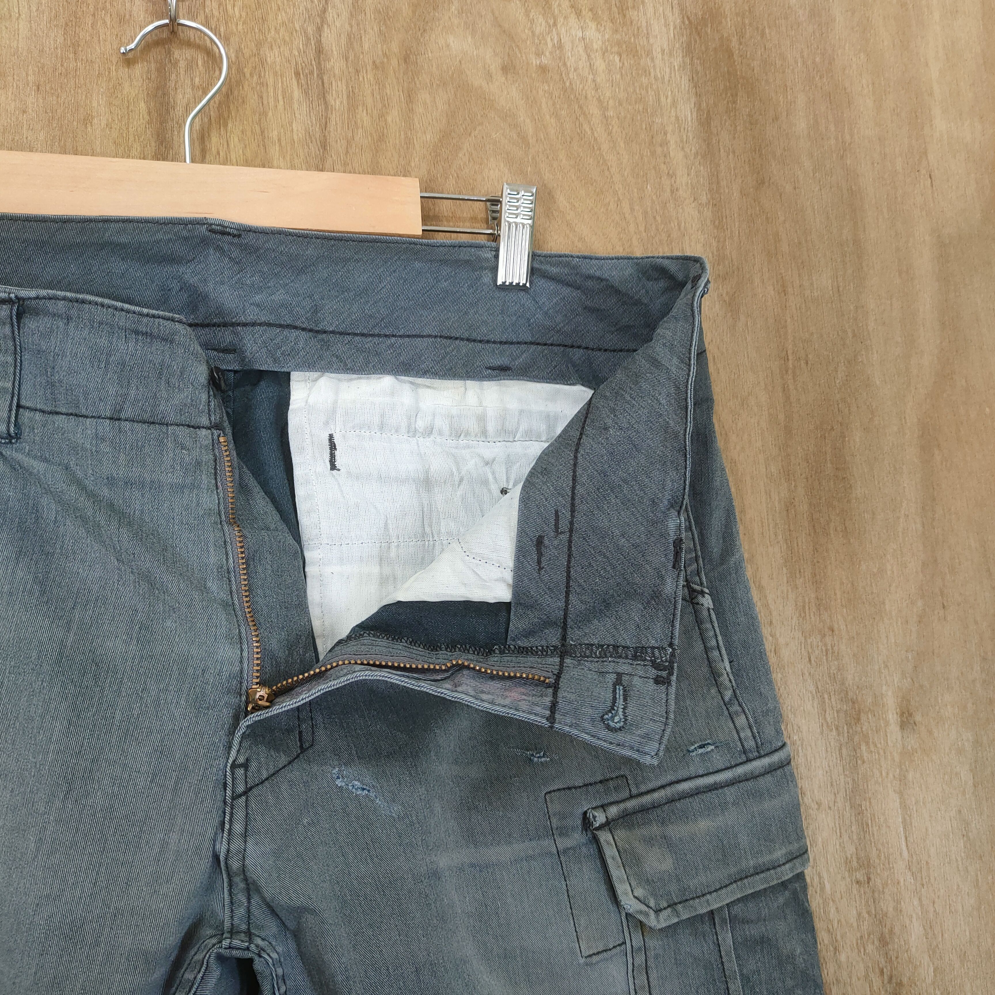 Japanese Brand VINTAGE FADED CARGO PANTS Size US 34 / EU 50 - 9 Thumbnail