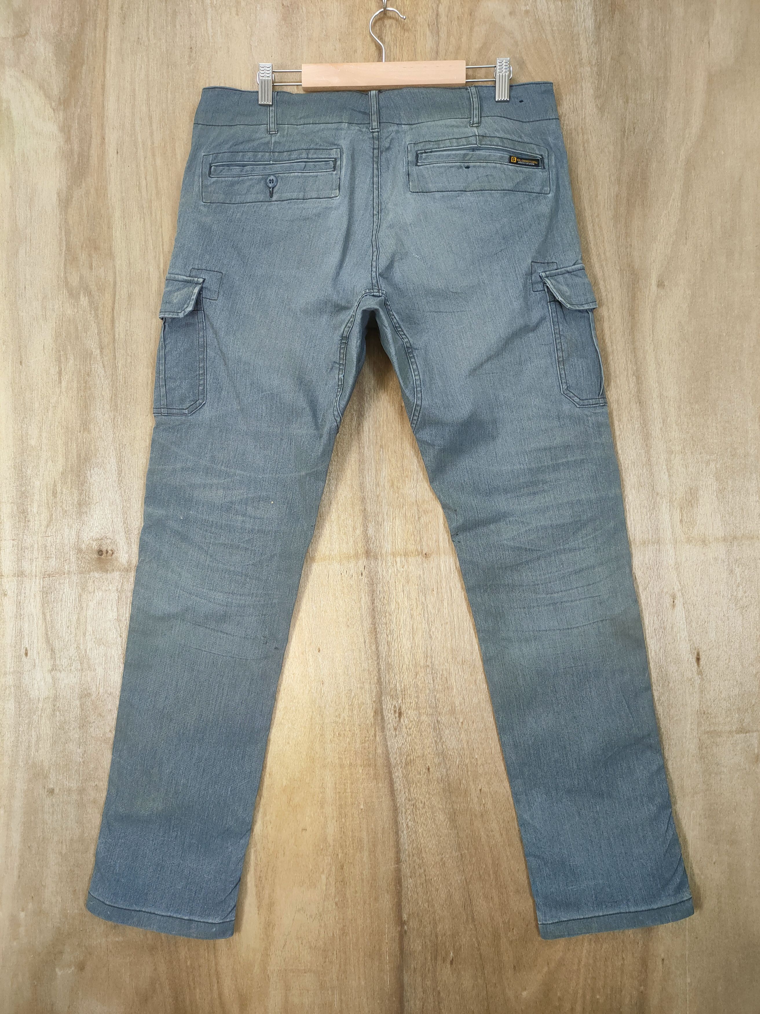 Japanese Brand VINTAGE FADED CARGO PANTS Size US 34 / EU 50 - 6 Thumbnail