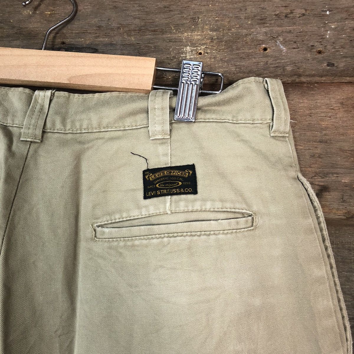 Levi's × Vintage Levis Officer Brown vintage Casual Pants #6771 Size US 31 - 9 Thumbnail