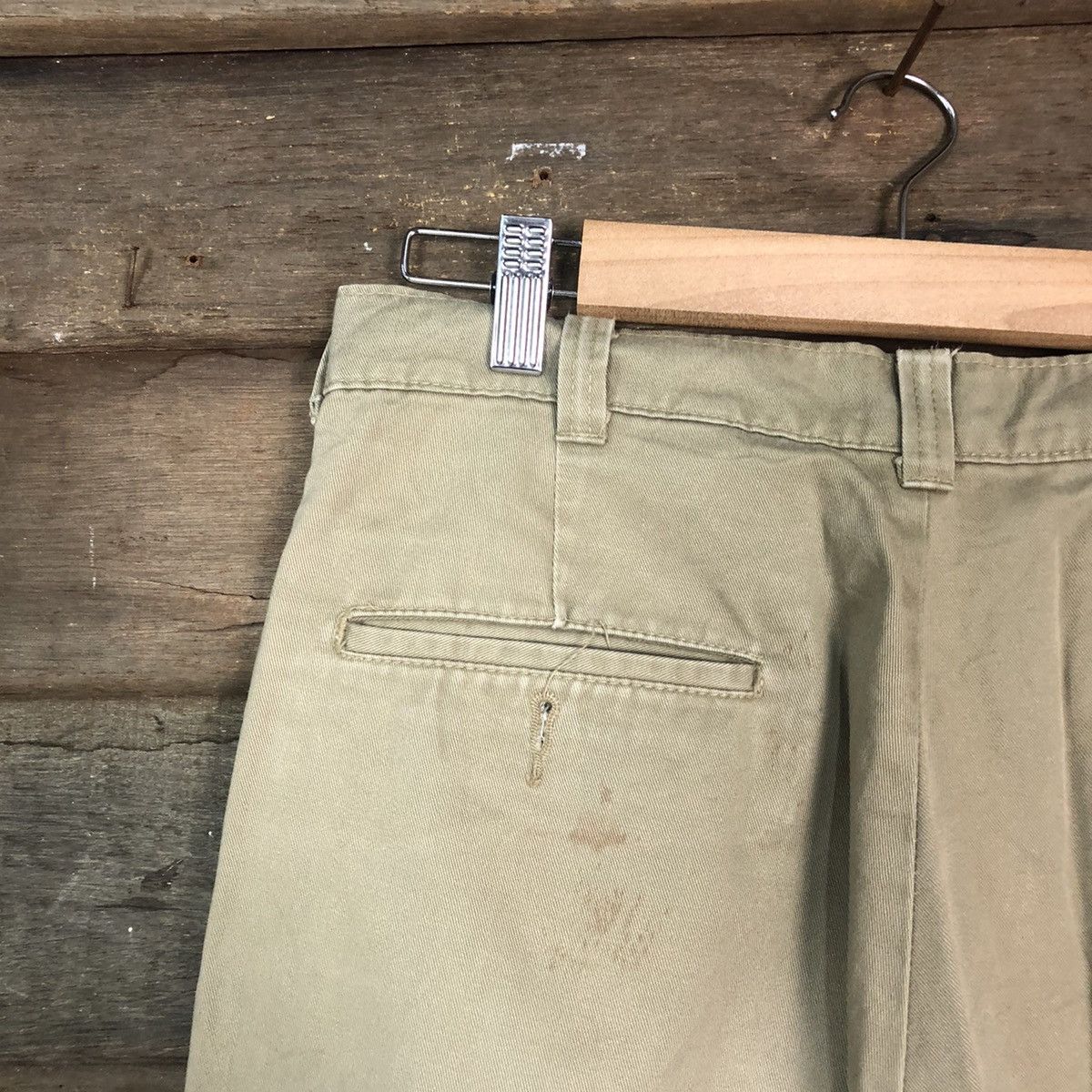 Levi's × Vintage Levis Officer Brown vintage Casual Pants #6771 Size US 31 - 8 Thumbnail