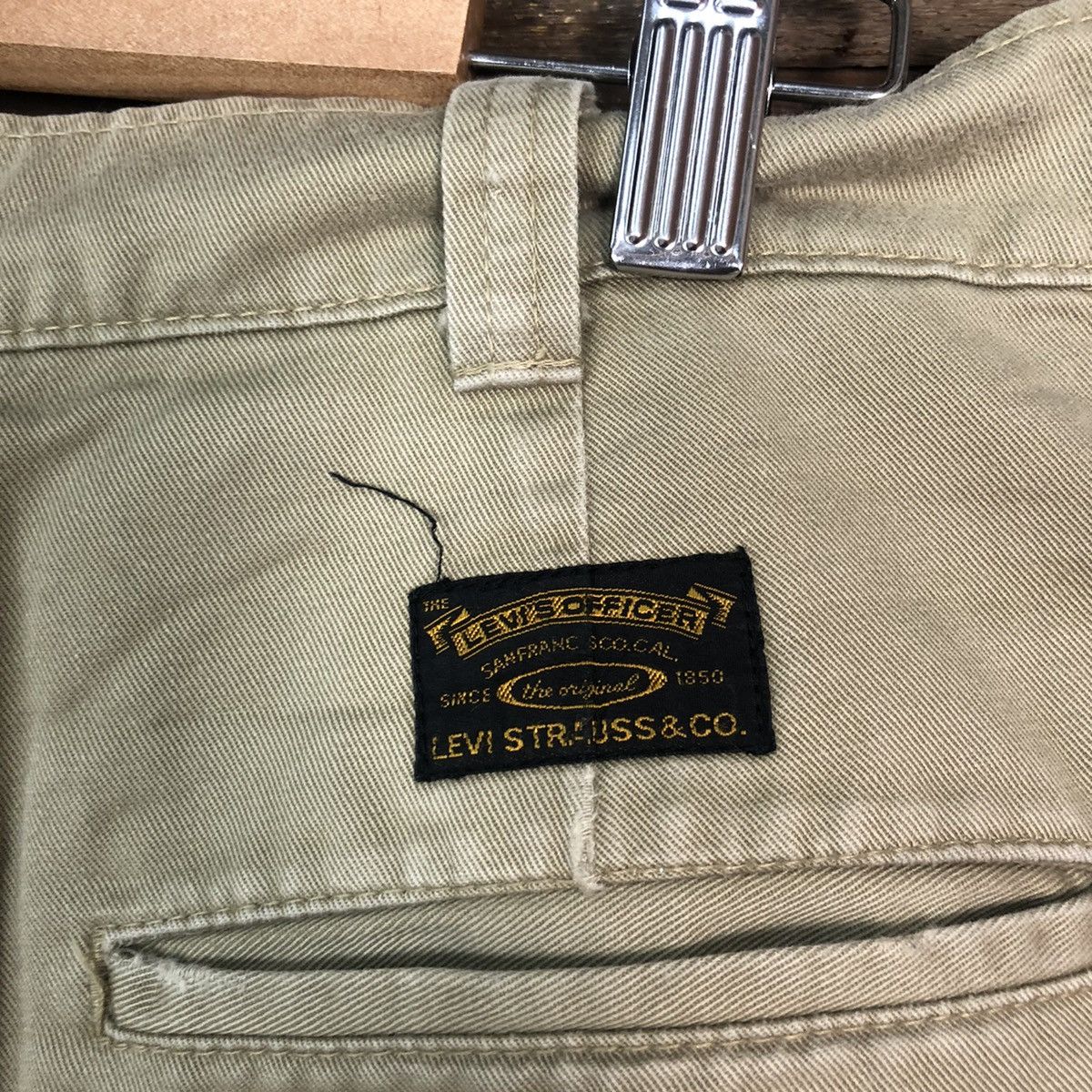 Levi's × Vintage Levis Officer Brown vintage Casual Pants #6771 Size US 31 - 10 Thumbnail