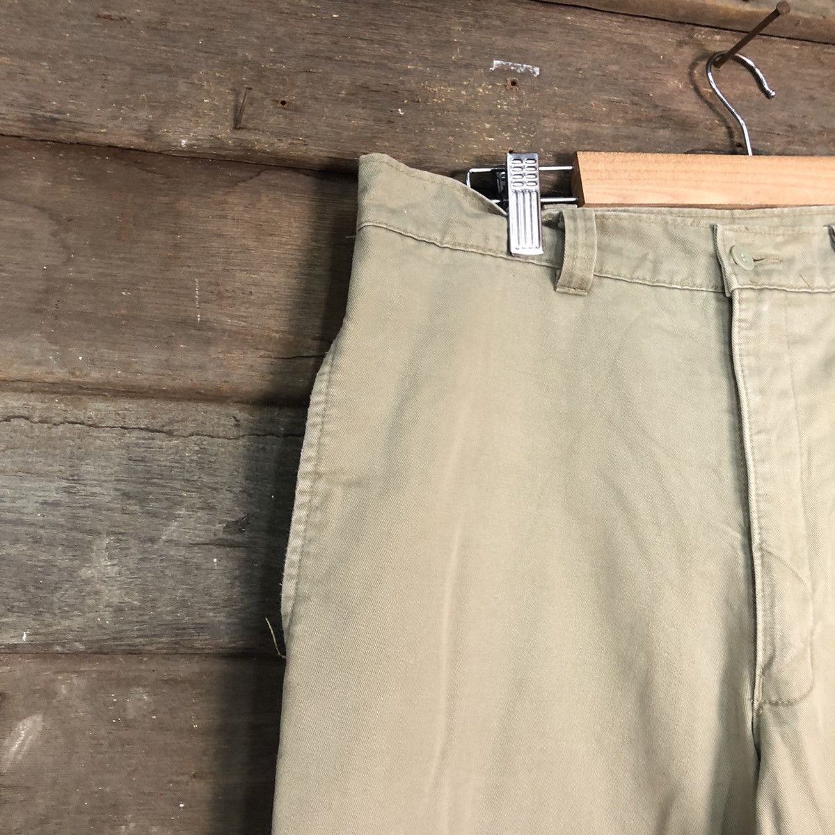 Levi's × Vintage Levis Officer Brown vintage Casual Pants #6771 Size US 31 - 3 Thumbnail