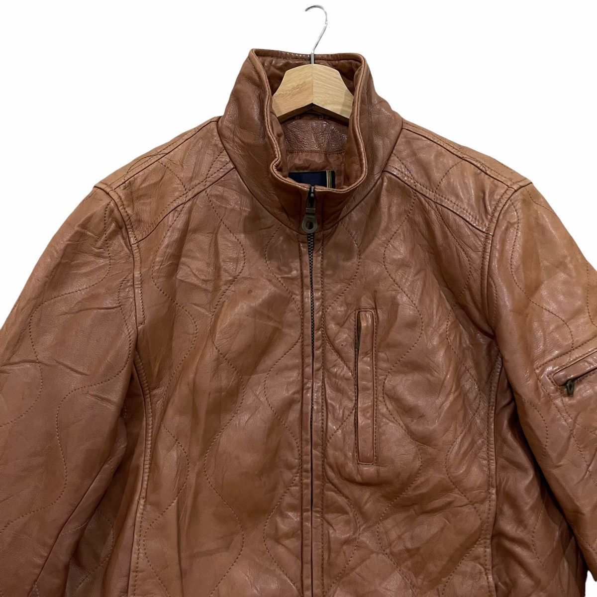 Avirex Vintage Avirex Varsity Leather Bomber Jacket Size US L / EU 52-54 / 3 - 3 Thumbnail