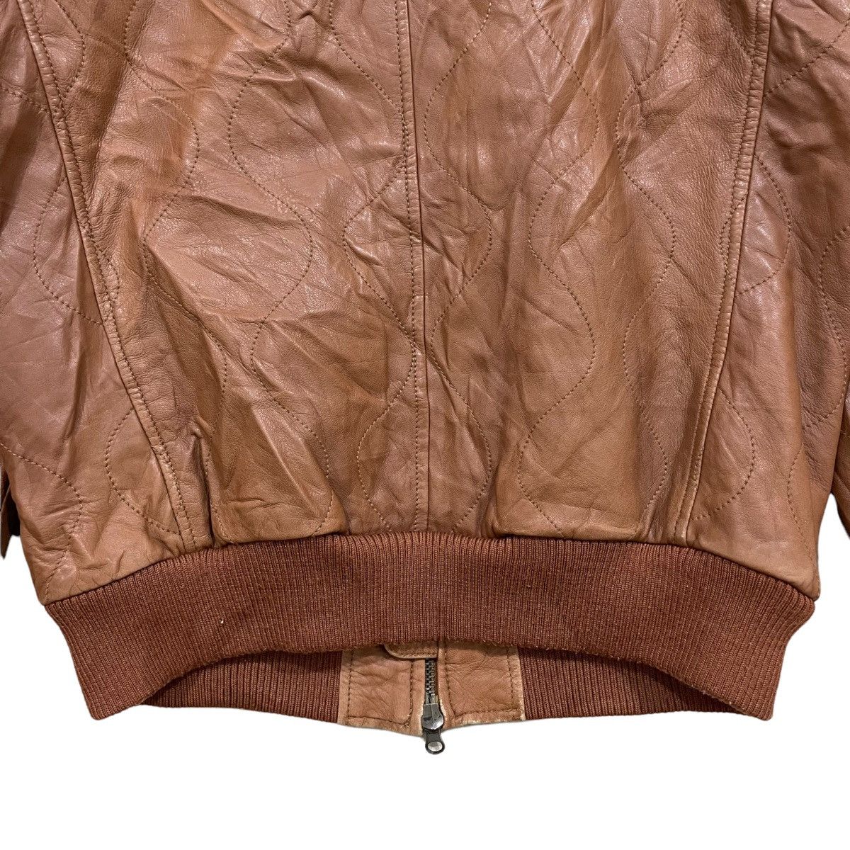 Avirex Vintage Avirex Varsity Leather Bomber Jacket Size US L / EU 52-54 / 3 - 10 Thumbnail