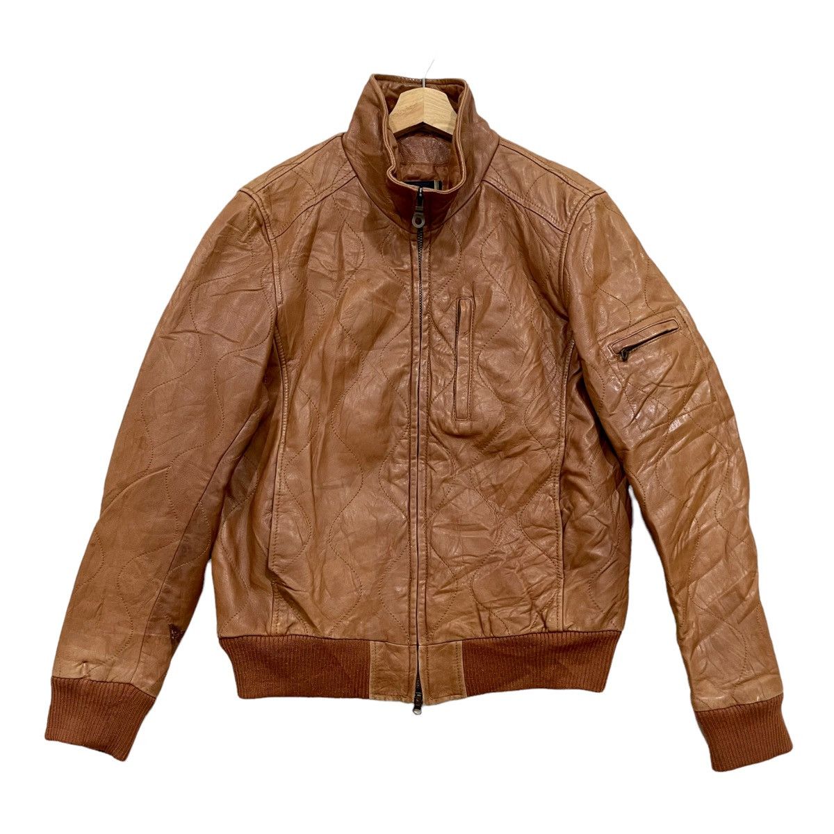 Avirex Vintage Avirex Varsity Leather Bomber Jacket Size US L / EU 52-54 / 3 - 1 Thumbnail
