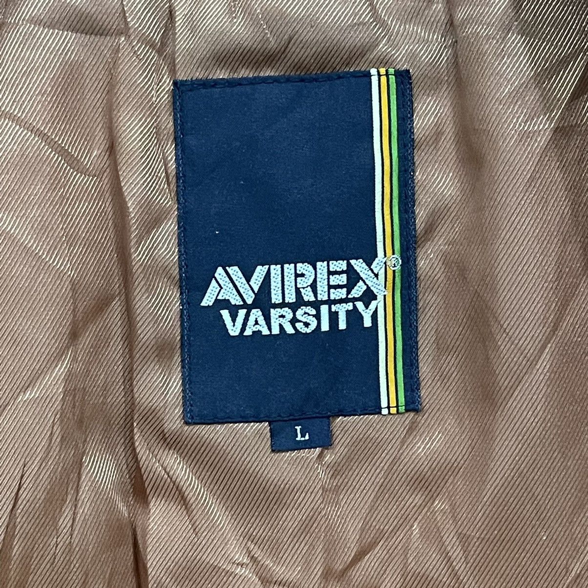 Avirex Vintage Avirex Varsity Leather Bomber Jacket Size US L / EU 52-54 / 3 - 12 Thumbnail