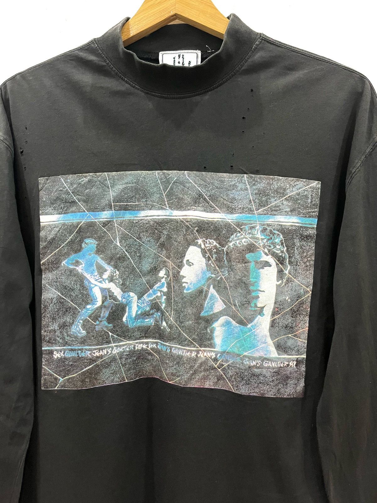 Jean Paul Gaultier Authentic Vintage Jean Paul Gaultier Sex Long Sleeve Tshirt Size US M / EU 48-50 / 2 - 3 Thumbnail