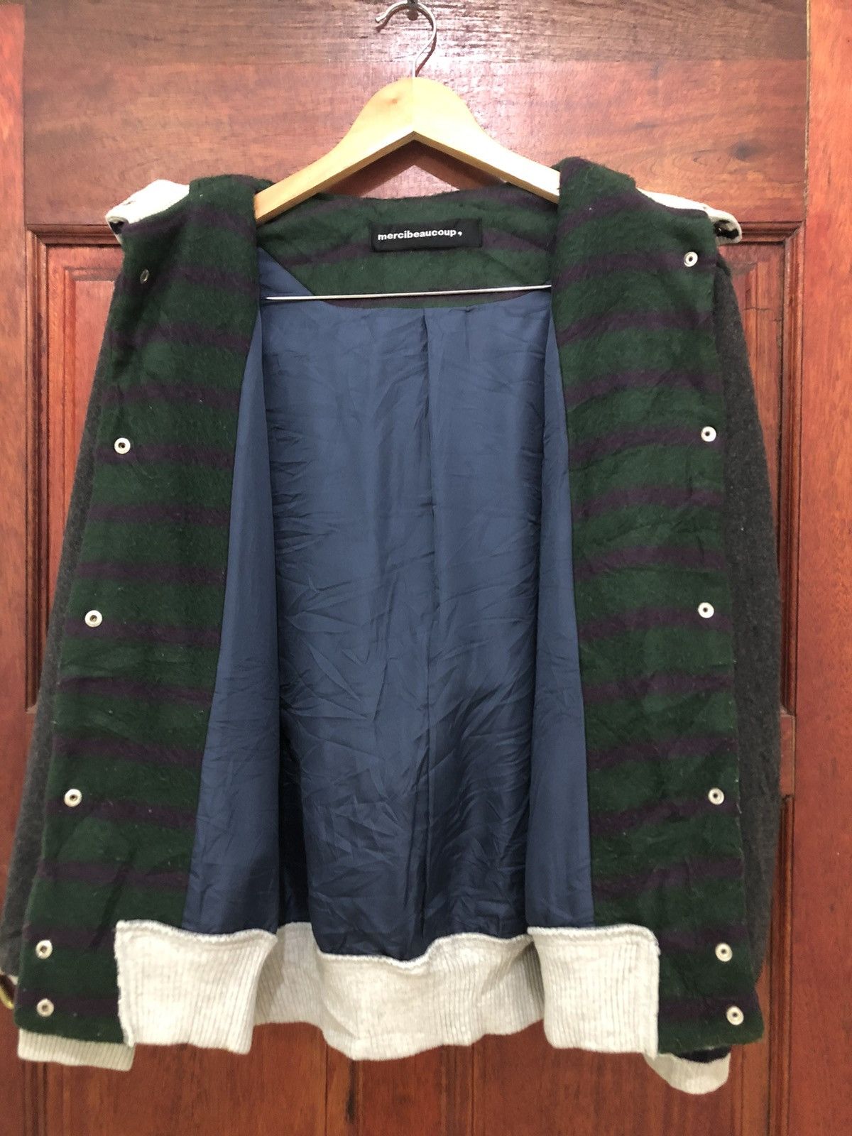 Issey Miyake Mercibeaucoup by Issey Miyake Pattern Wool Sweatshirt Hoodie Size US S / EU 44-46 / 1 - 3 Thumbnail