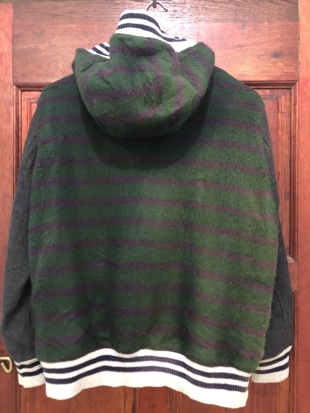 Issey Miyake Mercibeaucoup by Issey Miyake Pattern Wool Sweatshirt Hoodie Size US S / EU 44-46 / 1 - 2 Thumbnail