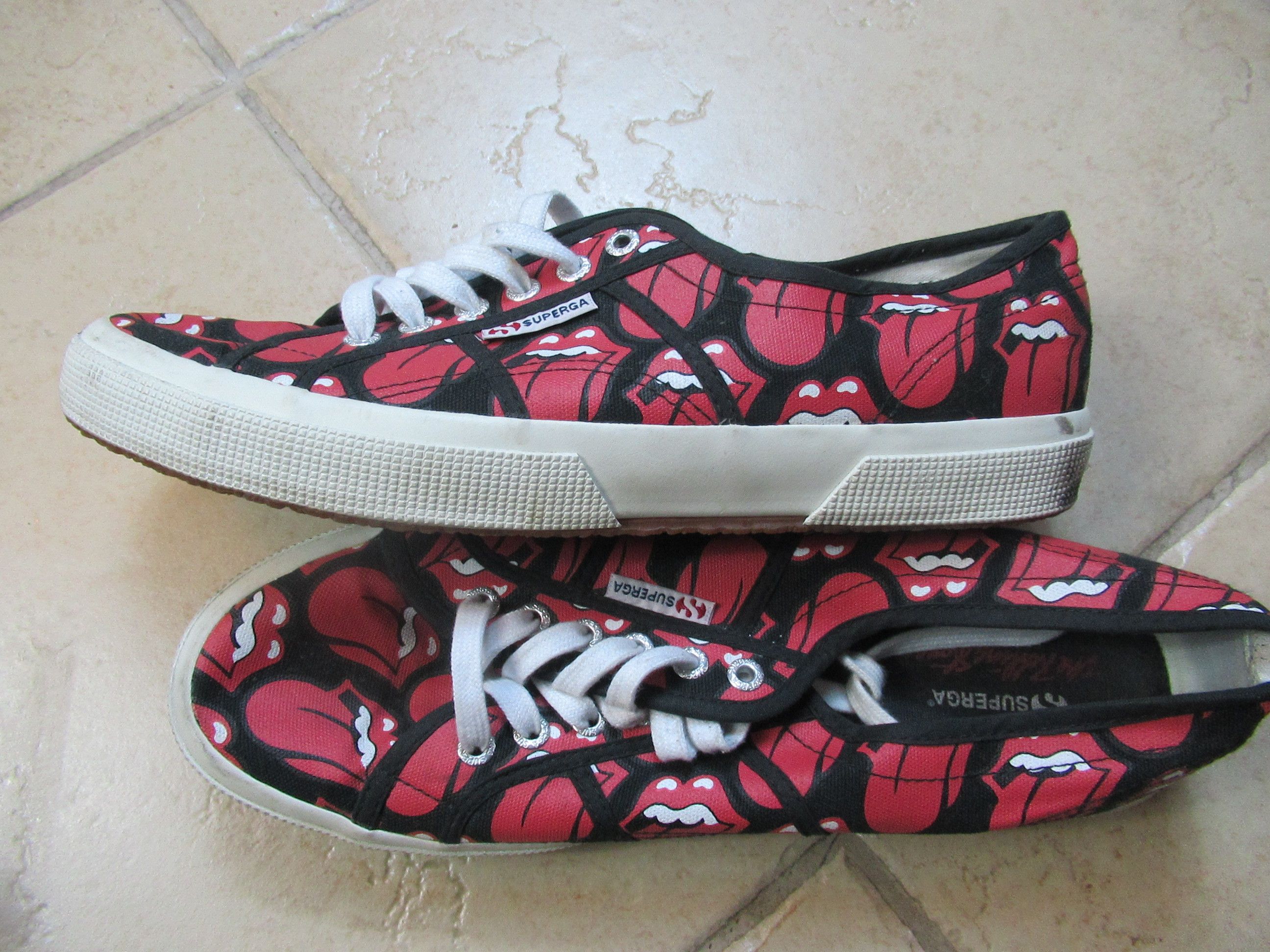 Superga Superga Rolling Stones trainers Grailed
