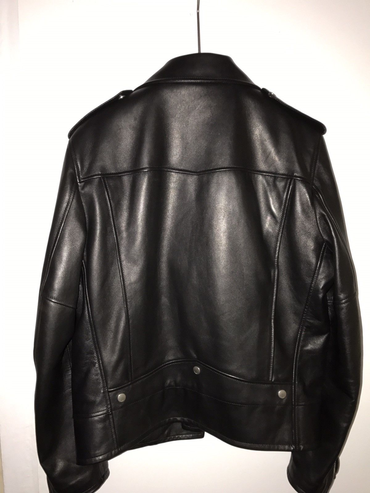 Yves Saint Laurent YSL Leather Jacket Size US L / EU 52-54 / 3 - 2 Preview