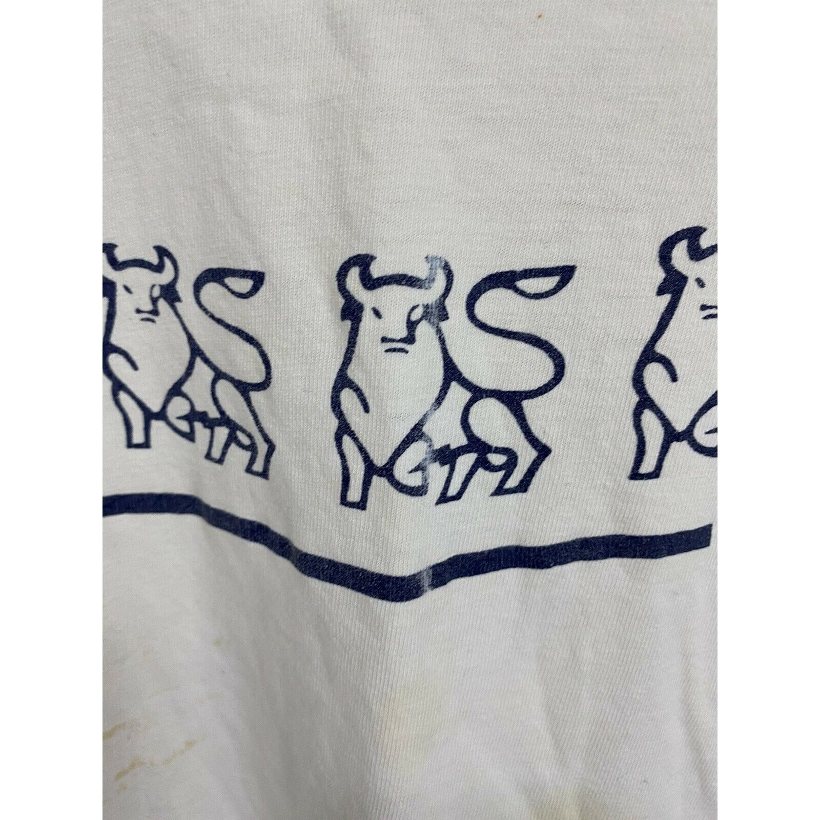 VTG Merrill Lynch Stock Crypto Bitcoin Bull T-Shirt XL