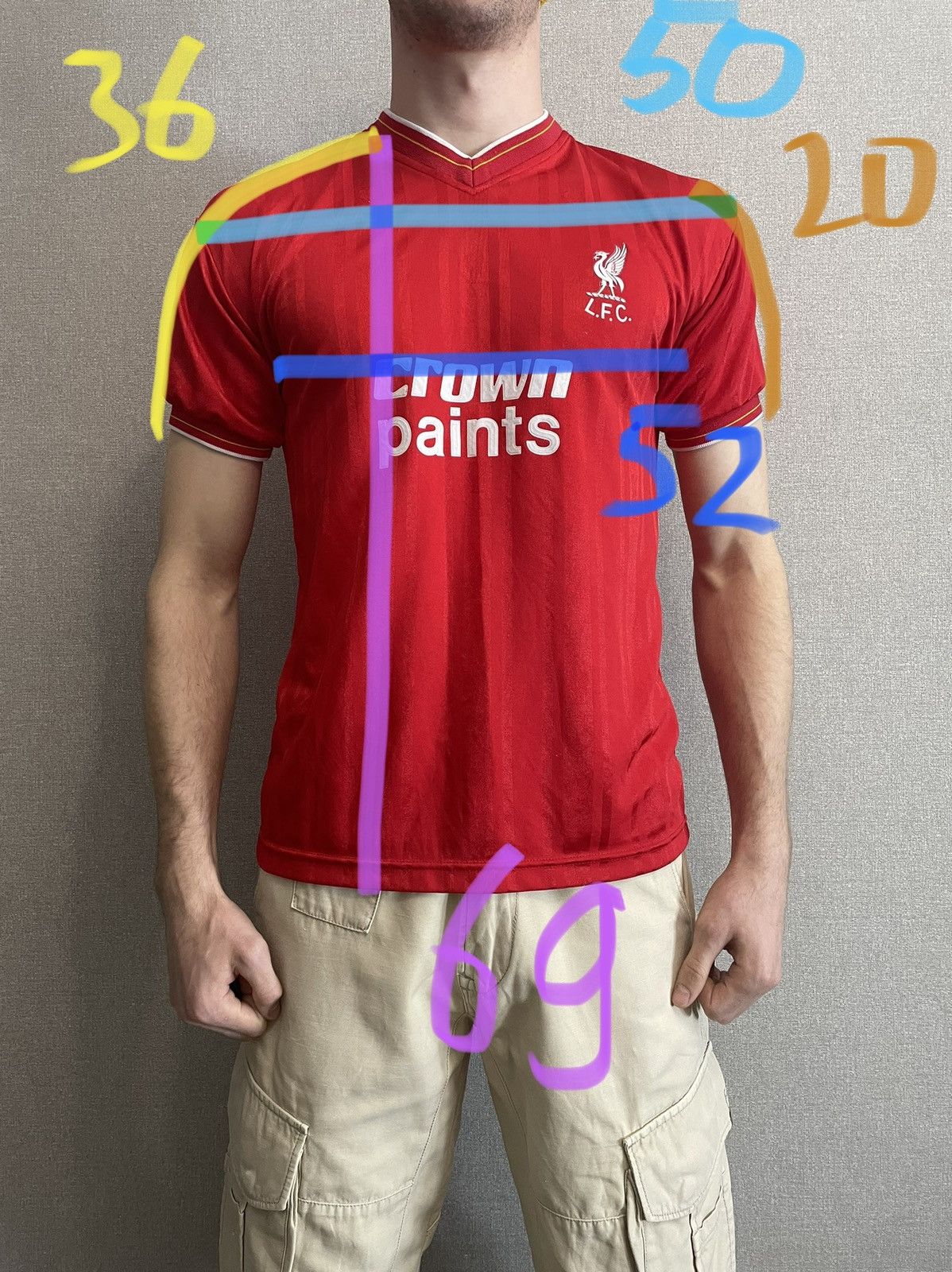 Vintage SCORE DRAW LFC OFFICIAL RETRO SOCCER JERSEY LIVERPOOL Size US M / EU 48-50 / 2 - 14 Thumbnail