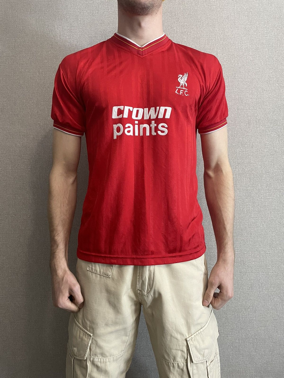Vintage SCORE DRAW LFC OFFICIAL RETRO SOCCER JERSEY LIVERPOOL Size US M / EU 48-50 / 2 - 2 Thumbnail