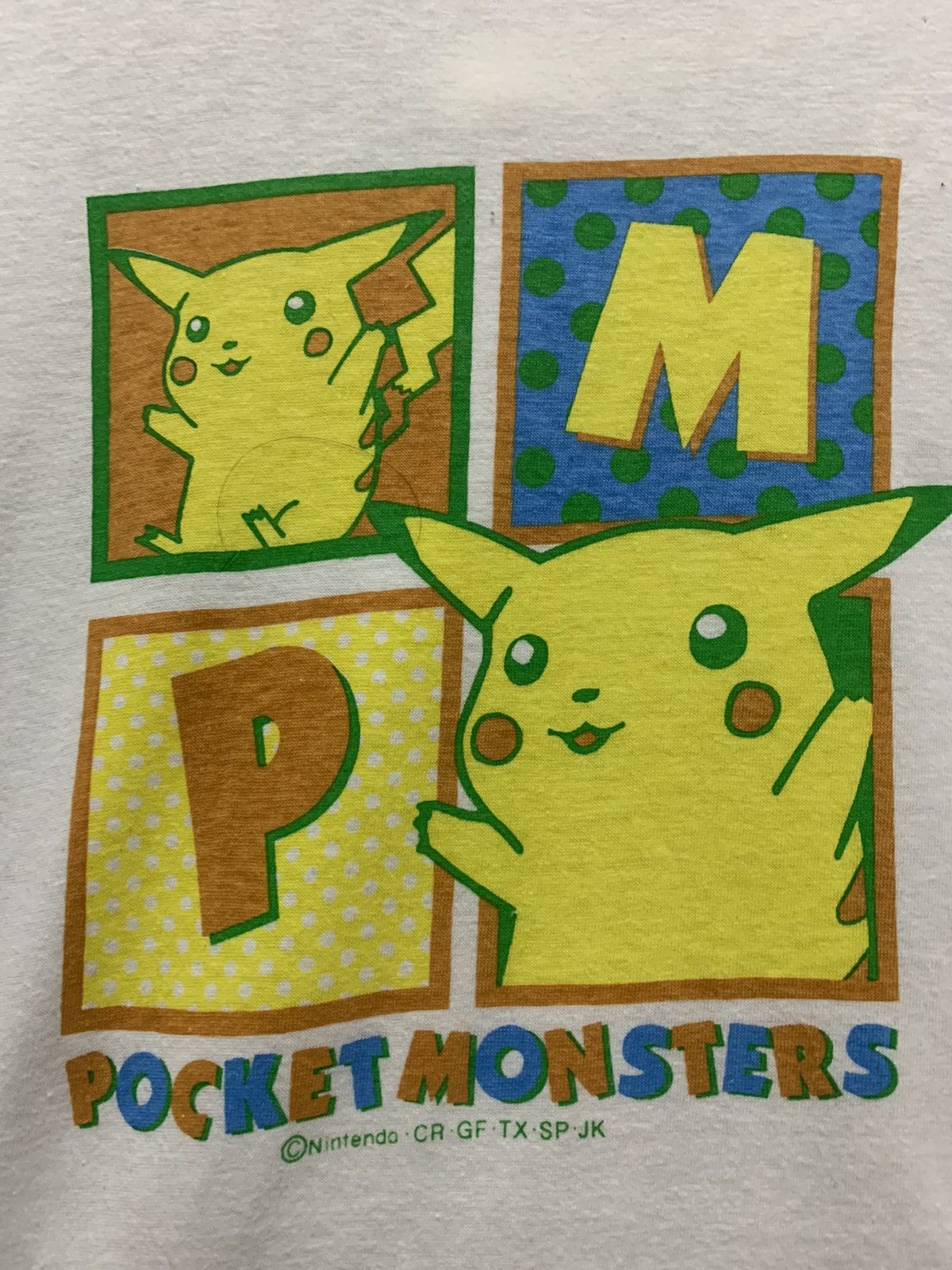 Anime Vintage 90s Pikachu Pocket Monster Size US L / EU 52-54 / 3 - 3 Thumbnail