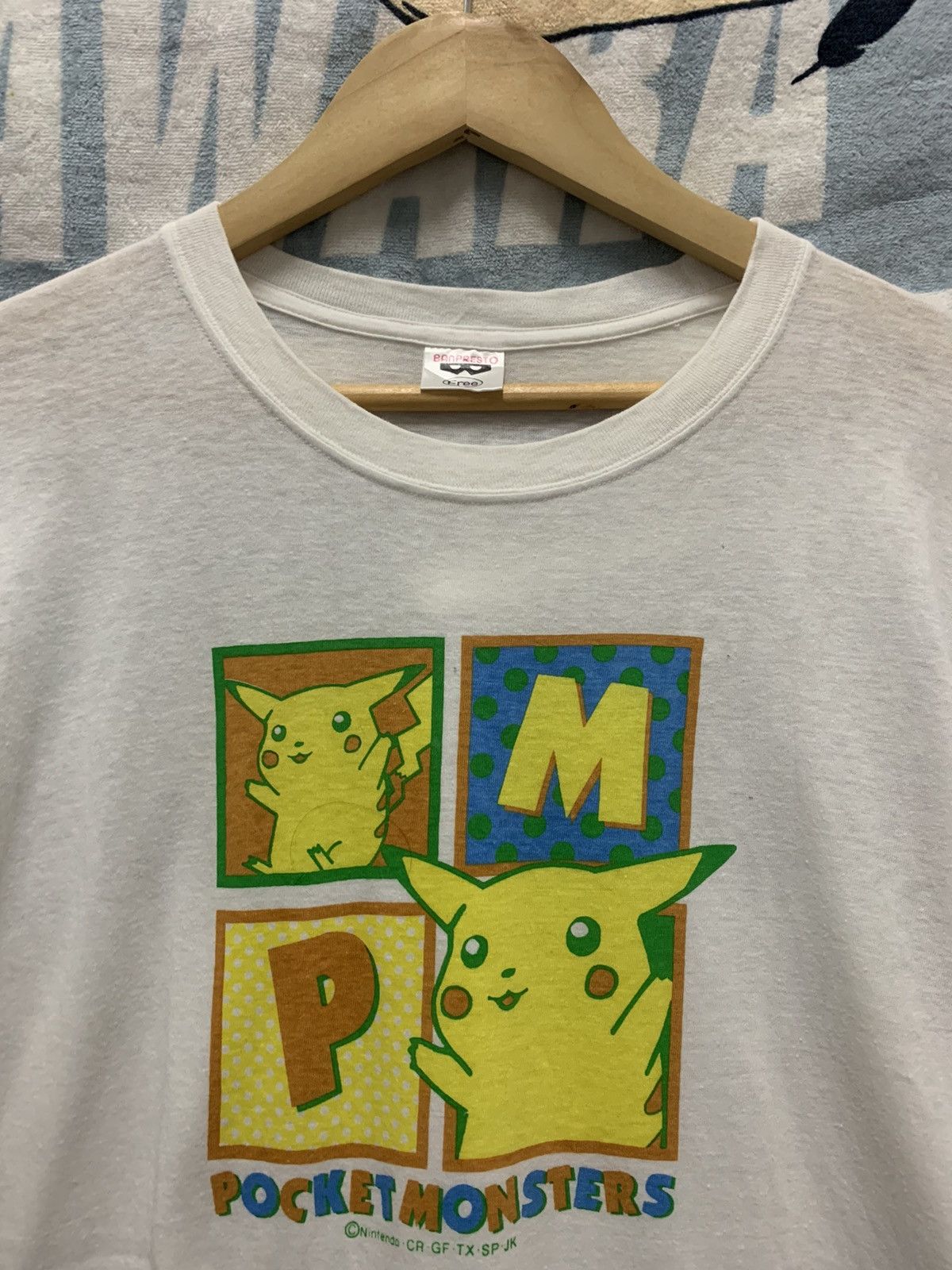 Anime Vintage 90s Pikachu Pocket Monster Size US L / EU 52-54 / 3 - 2 Thumbnail
