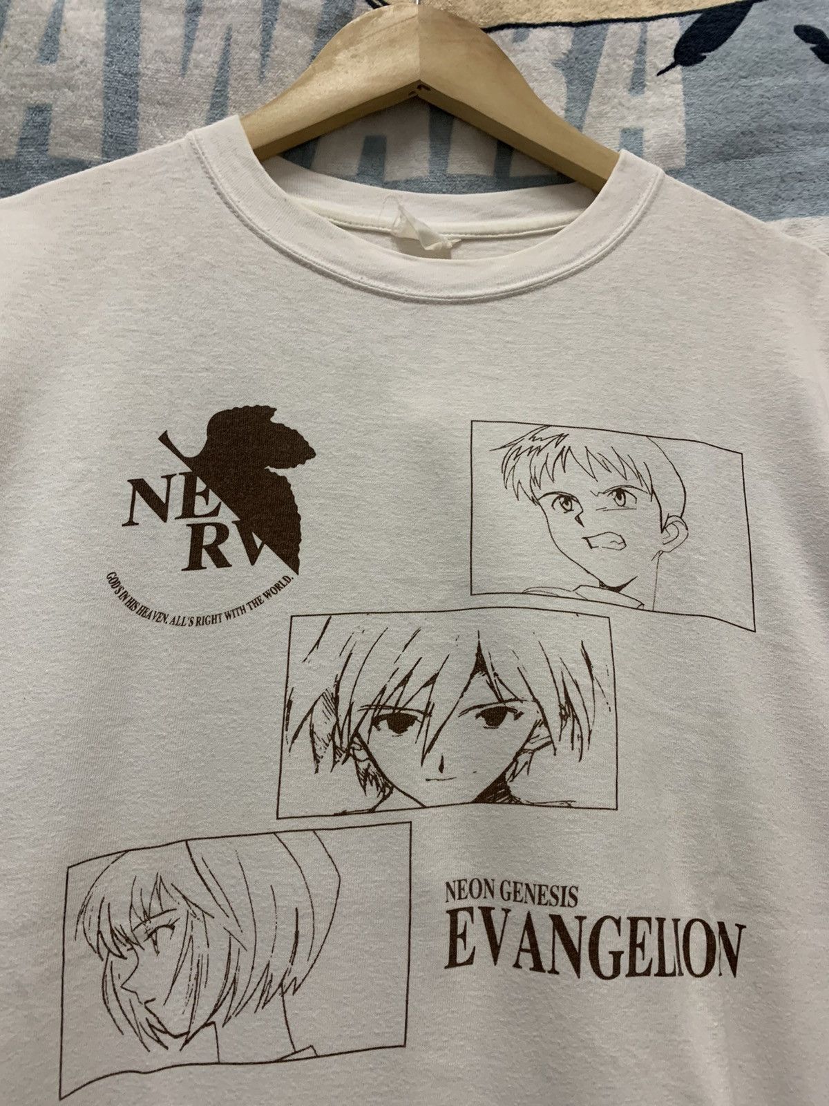 Anime × Vintage Vintage Evangelion Neon Genesis anime Size US L / EU 52-54 / 3 - 1 Thumbnail