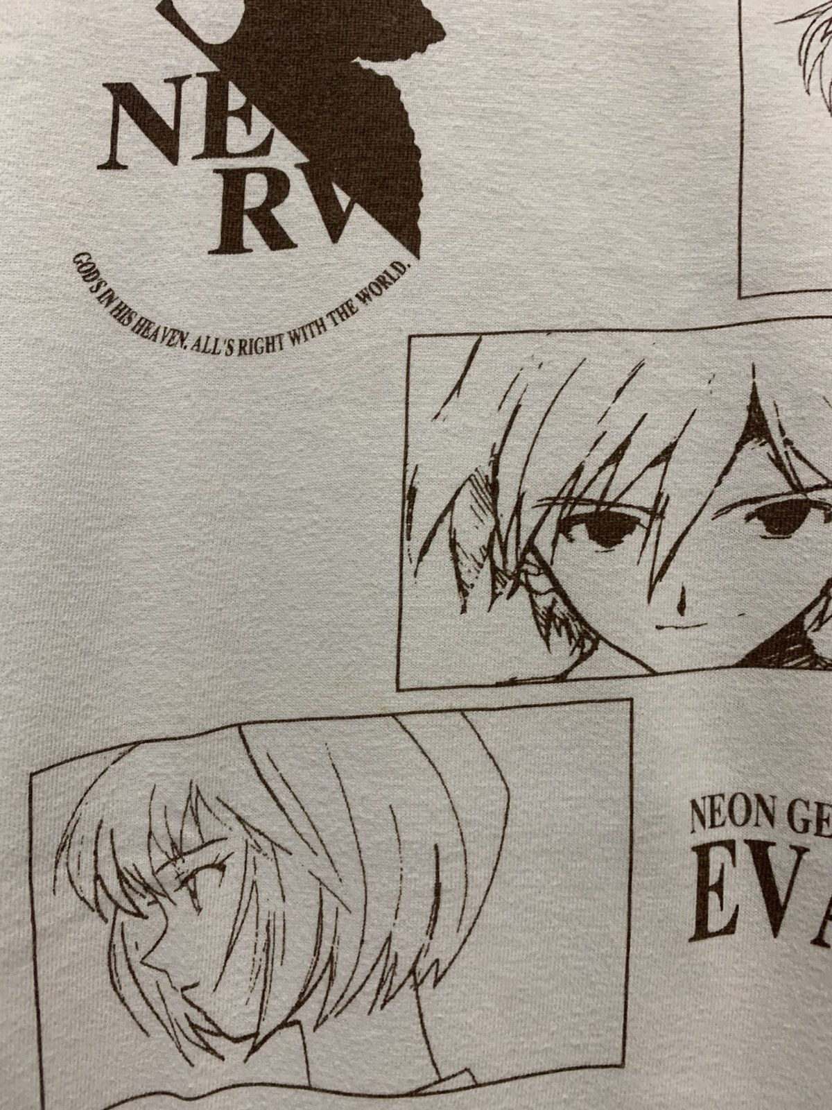 Anime × Vintage Vintage Evangelion Neon Genesis anime Size US L / EU 52-54 / 3 - 2 Thumbnail