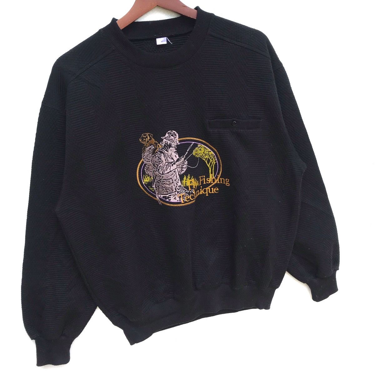 Japanese Brand Vintage Fly Fishing Biglogo Crewneck Sweatshirt Size US M / EU 48-50 / 2 - 2 Thumbnail