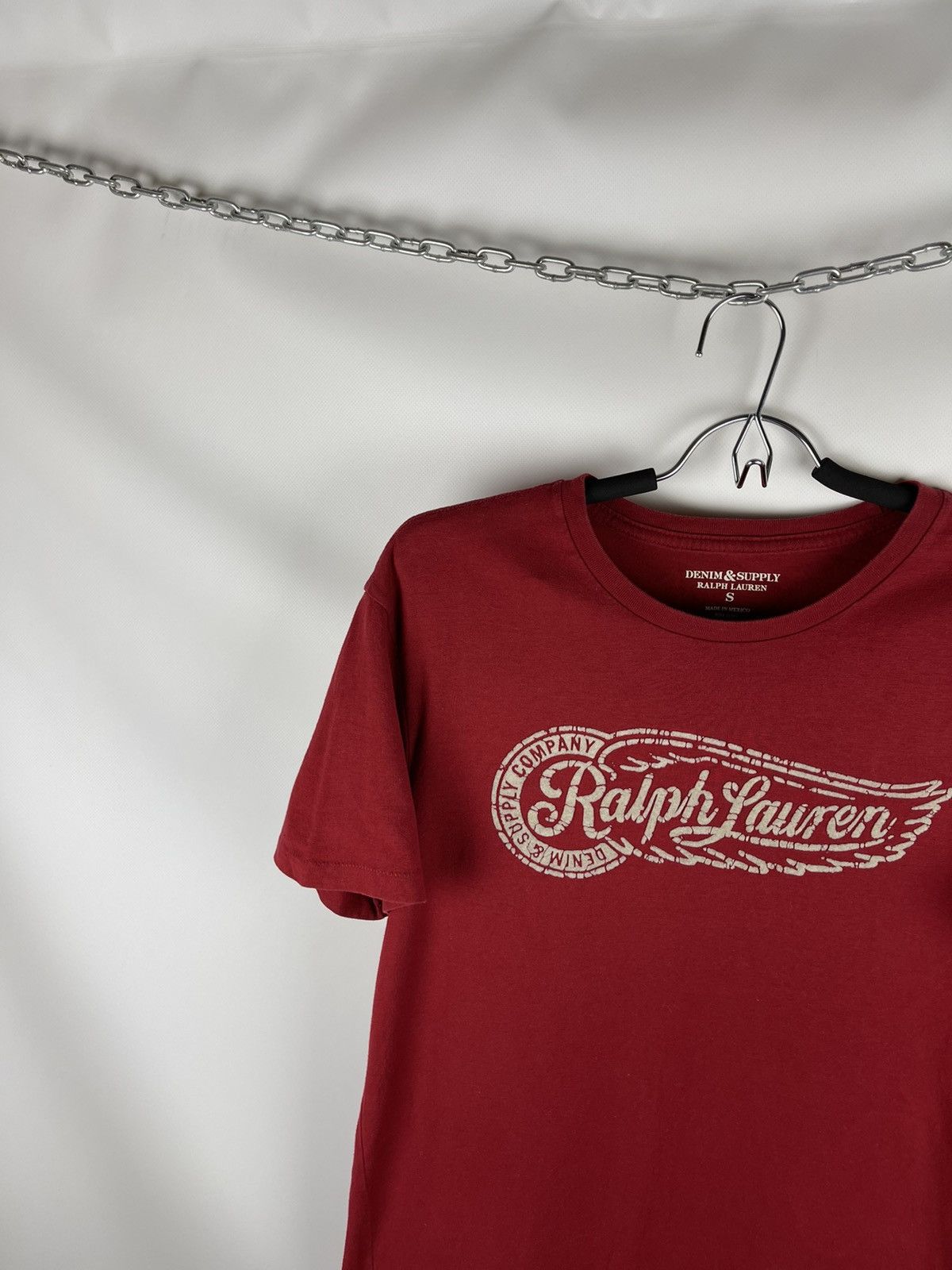 Denim & Supply Ralph Lauren × Ralph Lauren Denim & Supply Ralph Lauren big logo red tee shirt Size US S / EU 44-46 / 1 - 2 Thumbnail