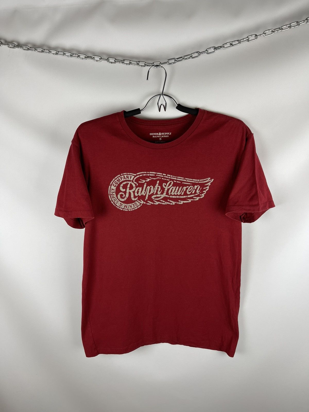 Denim & Supply Ralph Lauren × Ralph Lauren Denim & Supply Ralph Lauren big logo red tee shirt Size US S / EU 44-46 / 1 - 1 Thumbnail
