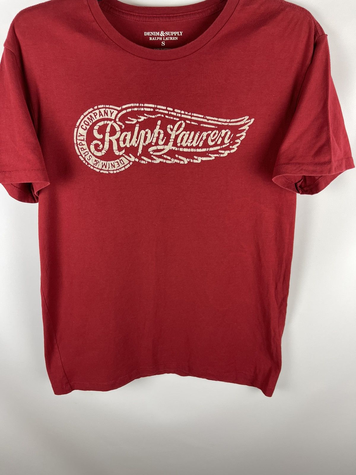 Denim & Supply Ralph Lauren × Ralph Lauren Denim & Supply Ralph Lauren big logo red tee shirt Size US S / EU 44-46 / 1 - 4 Thumbnail