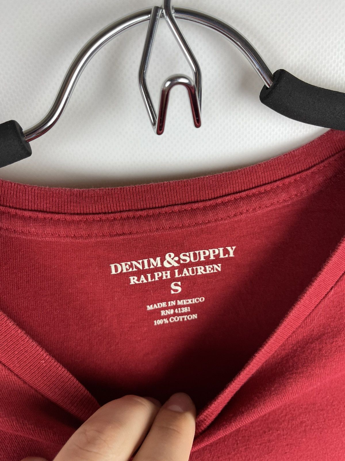 Denim & Supply Ralph Lauren × Ralph Lauren Denim & Supply Ralph Lauren big logo red tee shirt Size US S / EU 44-46 / 1 - 6 Thumbnail