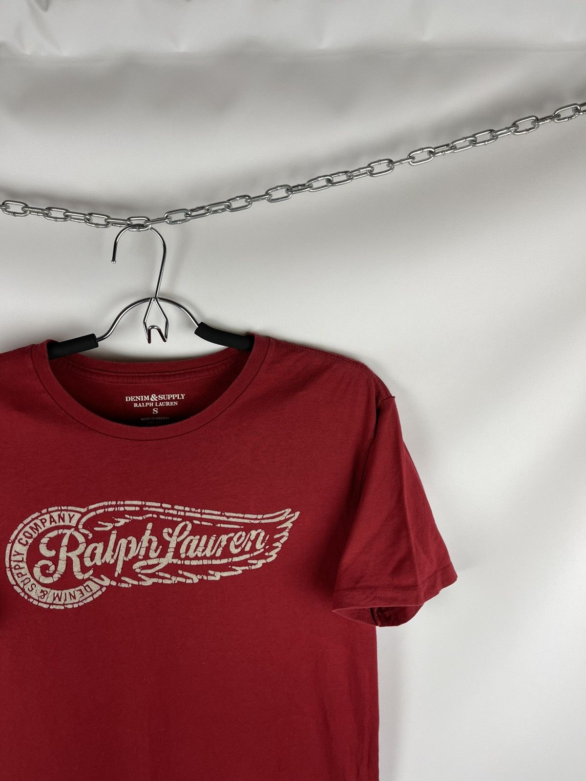 Denim & Supply Ralph Lauren × Ralph Lauren Denim & Supply Ralph Lauren big logo red tee shirt Size US S / EU 44-46 / 1 - 3 Thumbnail