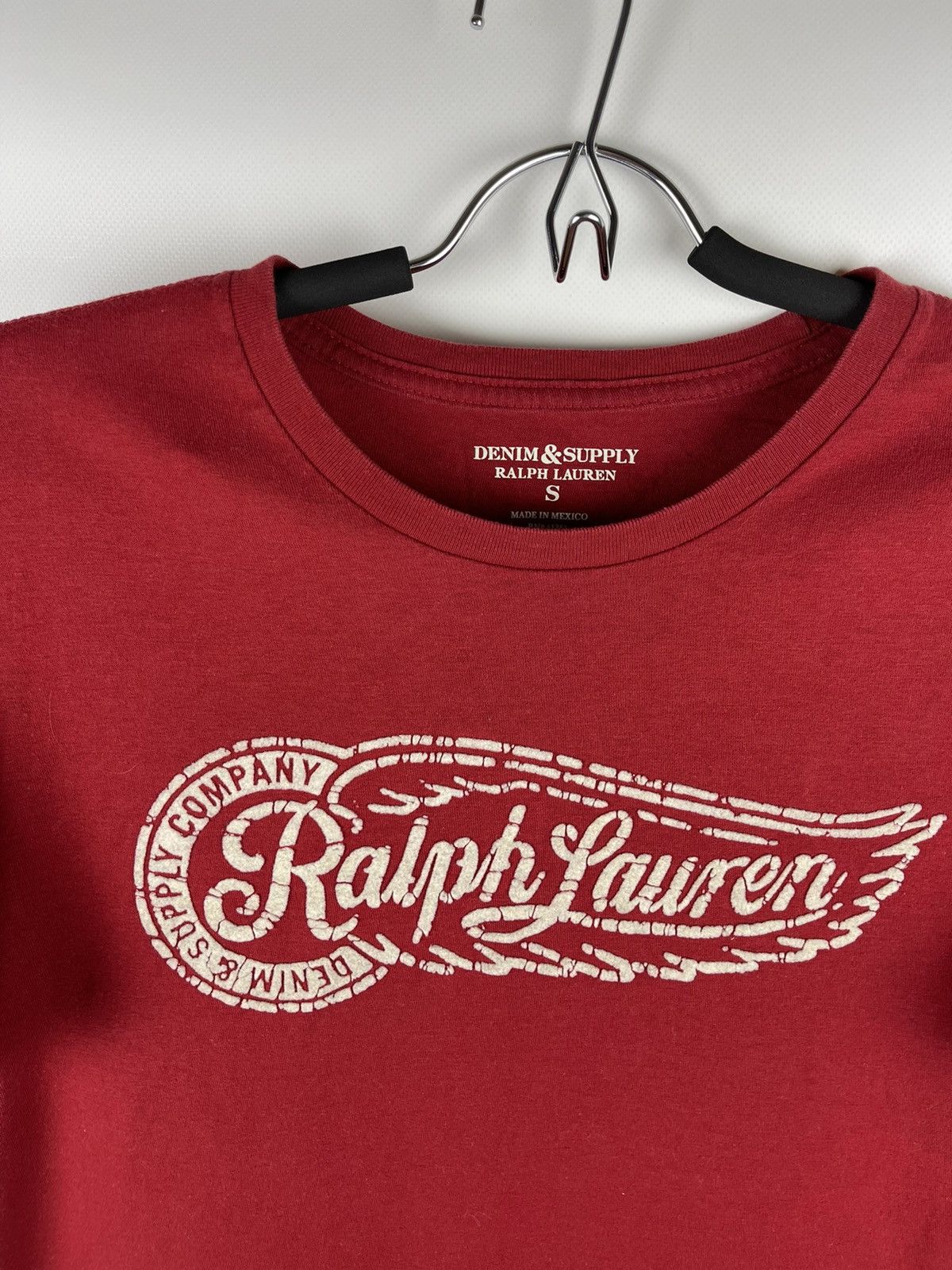 Denim & Supply Ralph Lauren × Ralph Lauren Denim & Supply Ralph Lauren big logo red tee shirt Size US S / EU 44-46 / 1 - 5 Thumbnail