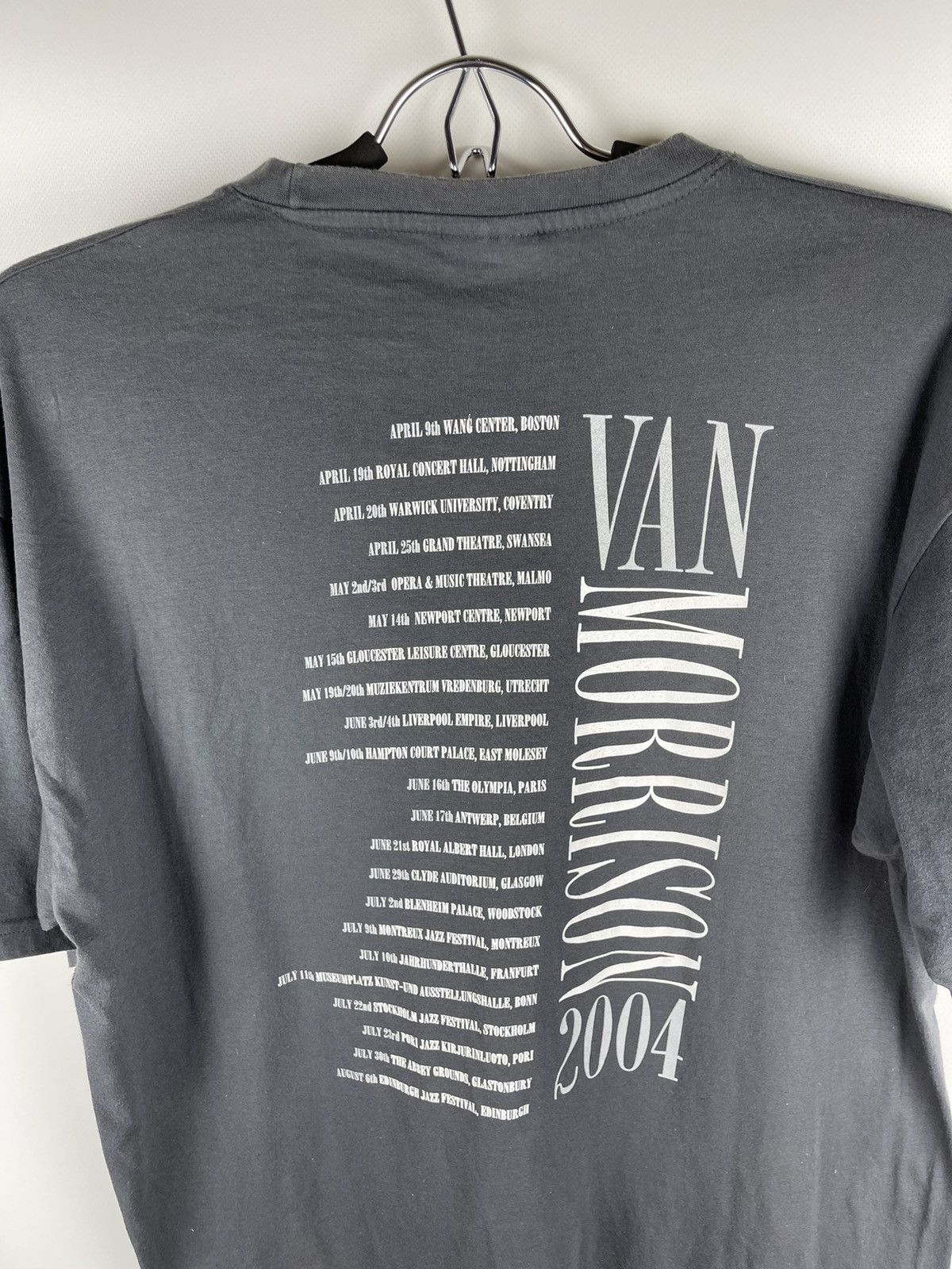 Band Tees B&C Van Morrison 2004 tour band tee shirt Size US XL / EU 56 / 4 - 8 Thumbnail
