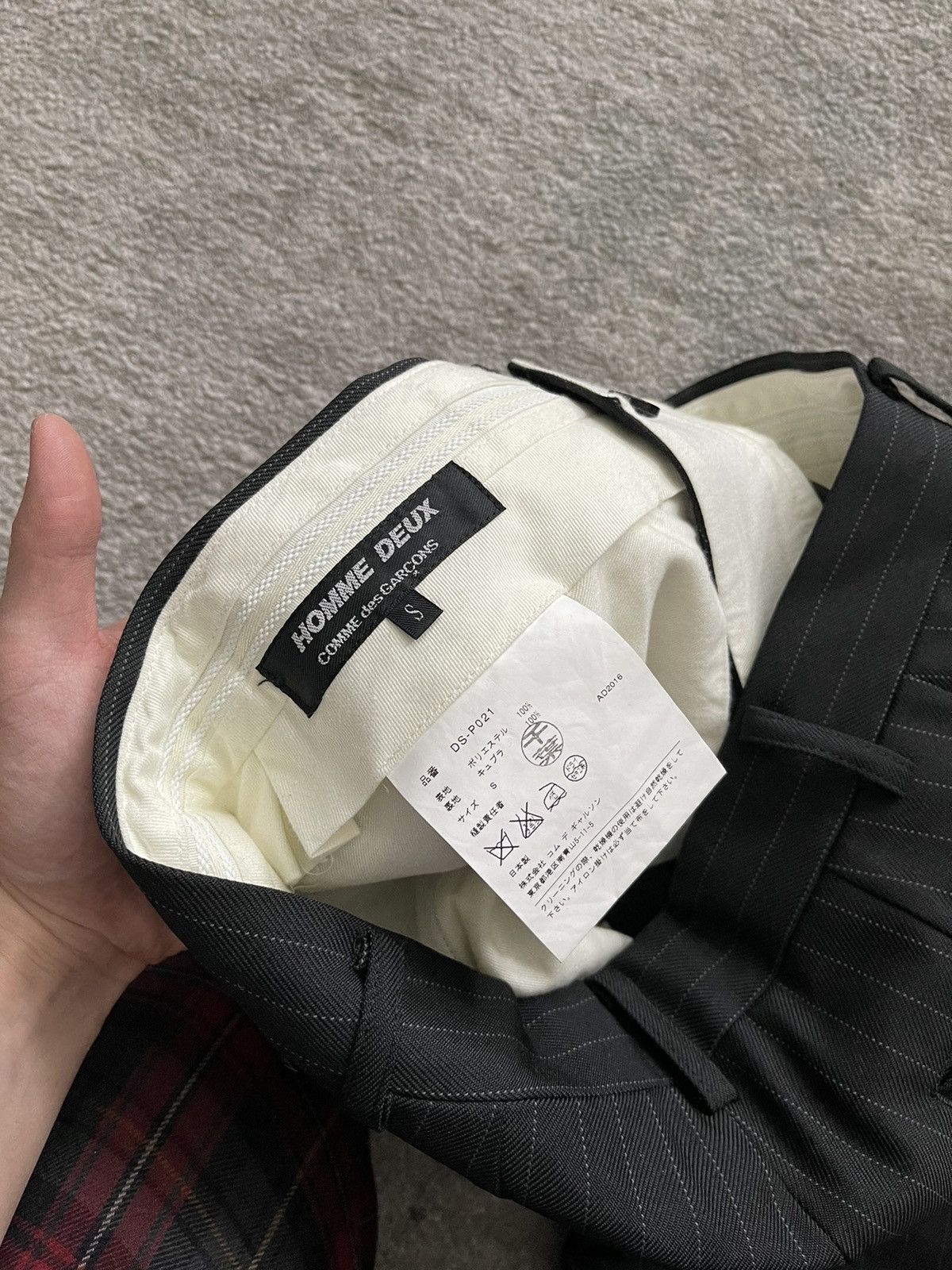 Comme des Garcons Homme Deux Cdg homme deux black pants Size US 29 - 3 Thumbnail