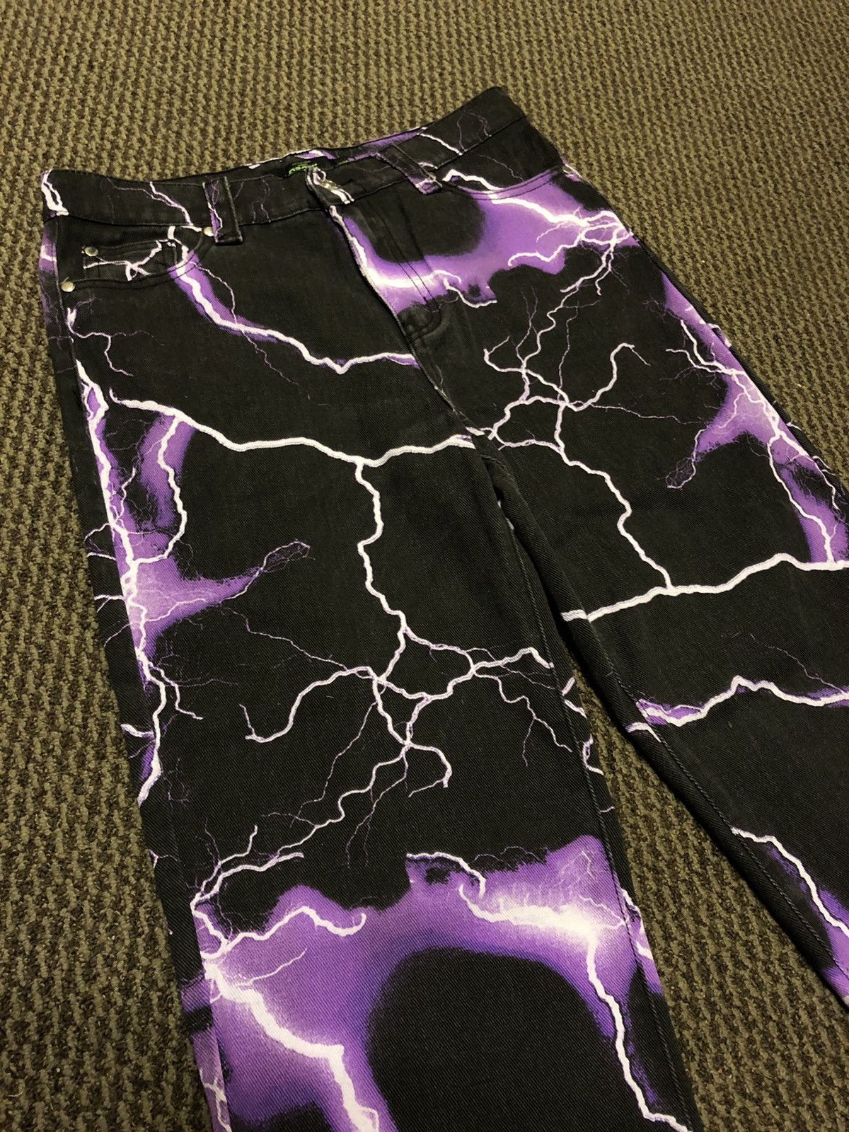 Jaded London Purple Lightning Jeans Size US 30 / EU 46 - 1 Thumbnail