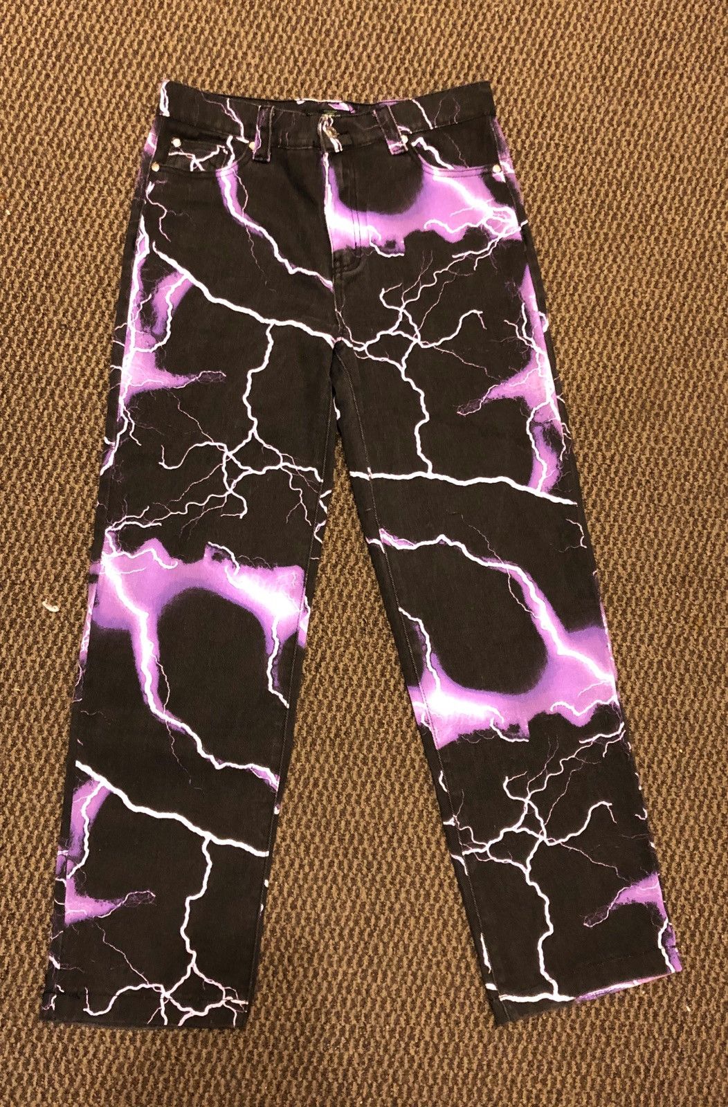 Jaded London Purple Lightning Jeans Size US 30 / EU 46 - 2 Thumbnail
