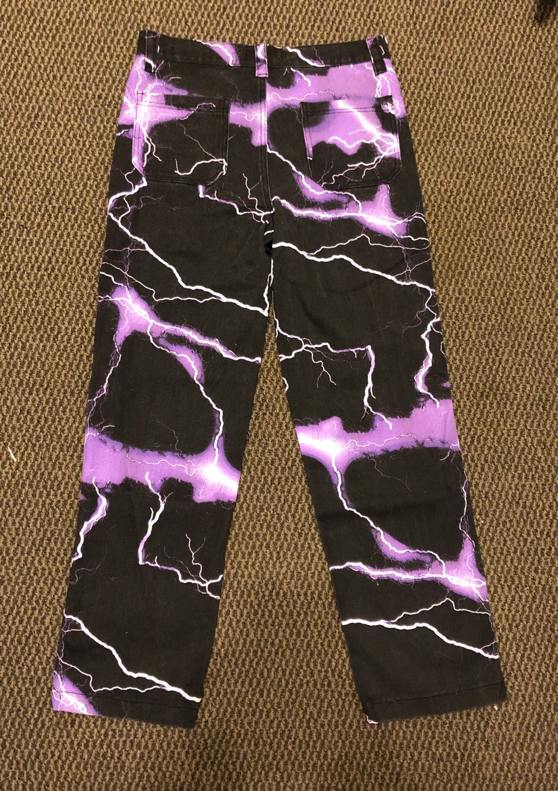Jaded London Purple Lightning Jeans Size US 30 / EU 46 - 3 Thumbnail