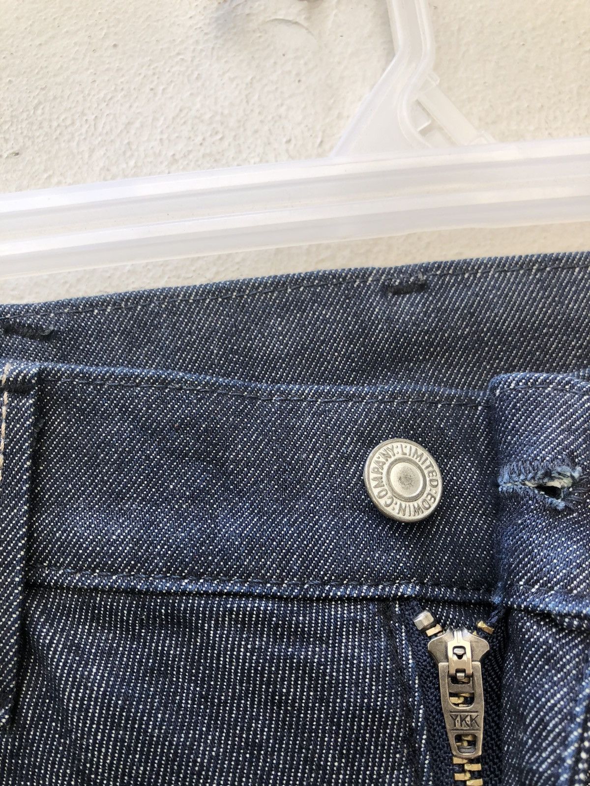 Edwin Vintage Edwin E-Function Stretch Denim Curve Leg Jeans Size US 31 - 5 Thumbnail