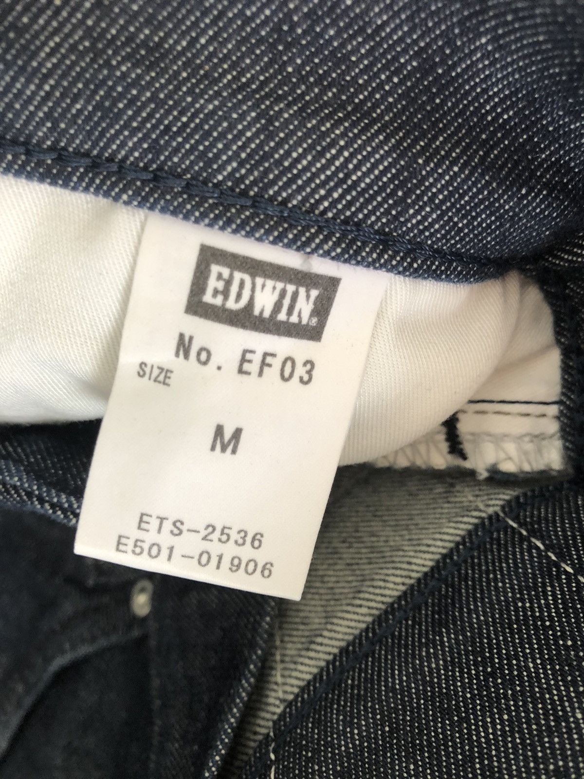 Edwin Vintage Edwin E-Function Stretch Denim Curve Leg Jeans Size US 31 - 18 Thumbnail