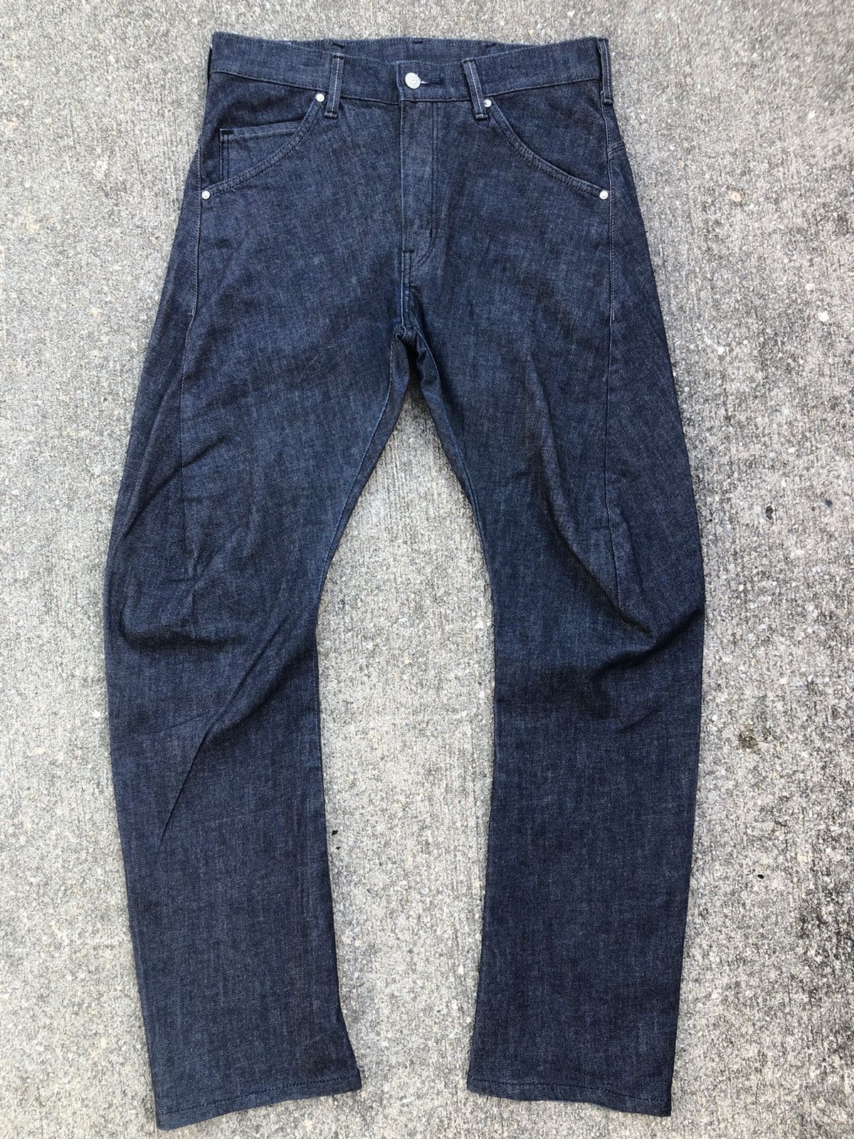 Edwin Vintage Edwin E-Function Stretch Denim Curve Leg Jeans Size US 31 - 1 Thumbnail