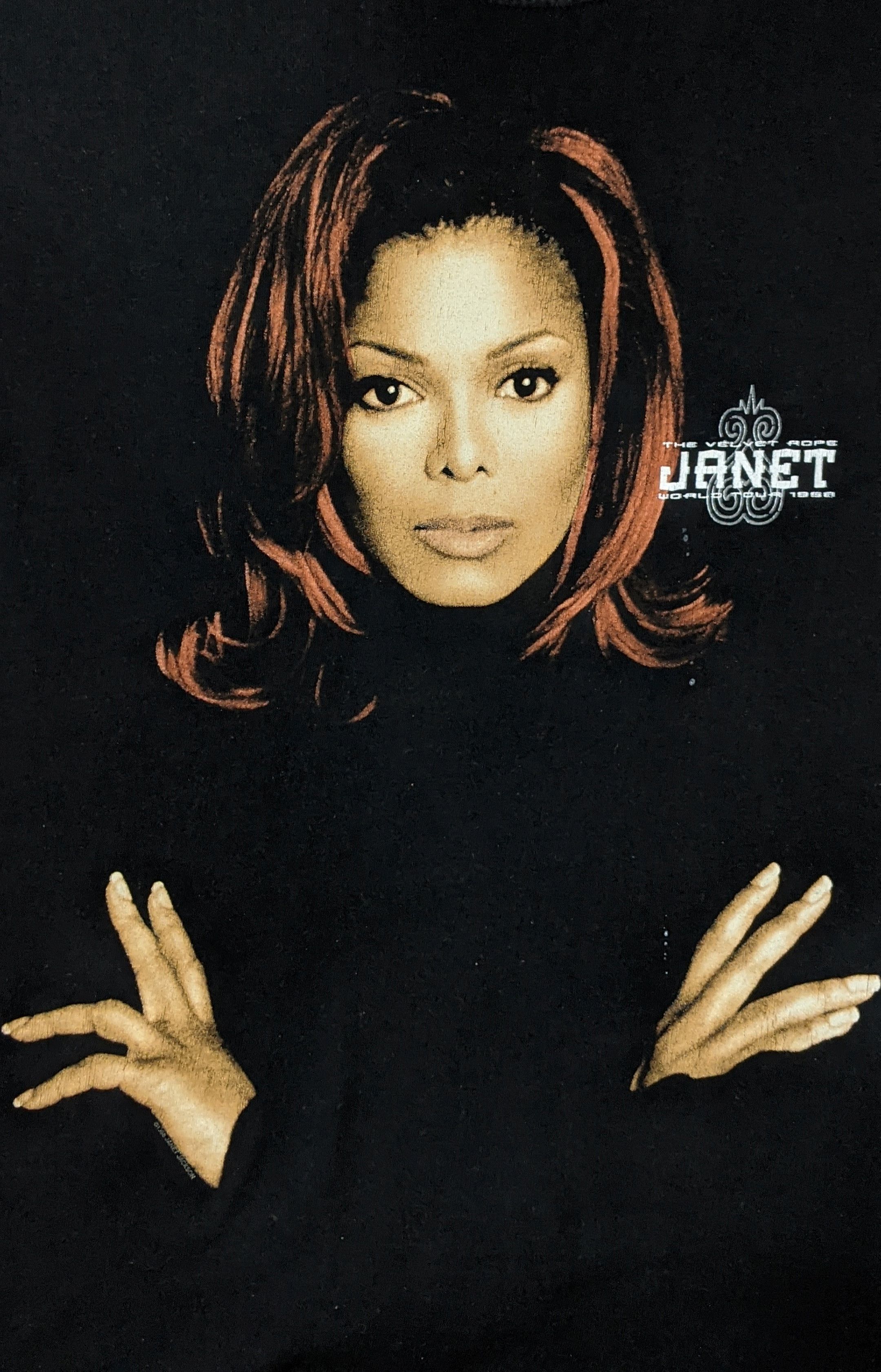 Rap Tees Vintage Janet Jackson The Velvet Rope World Tour 1998 tee Size US L / EU 52-54 / 3 - 3 Thumbnail
