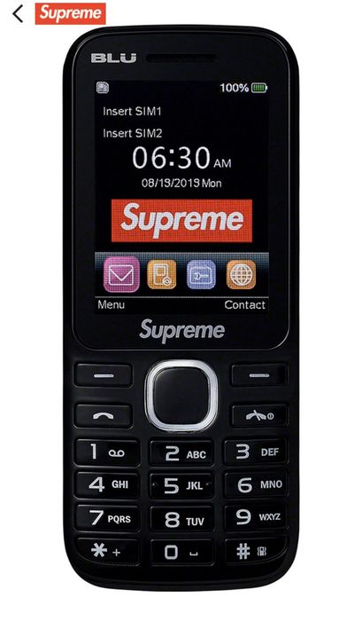 Supreme blu hot sale burner phone