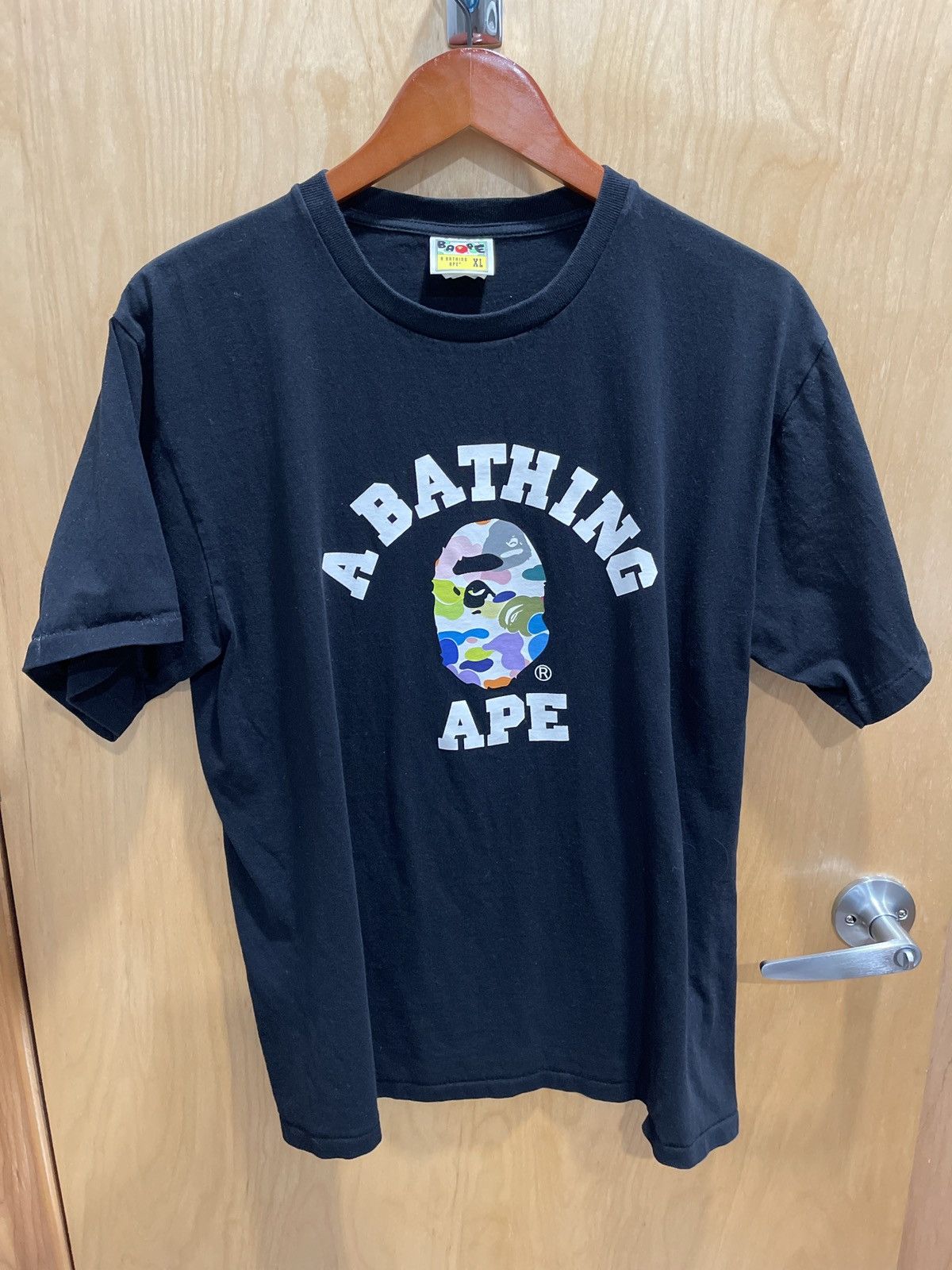 Bape Multi Camo College Tee Size XL