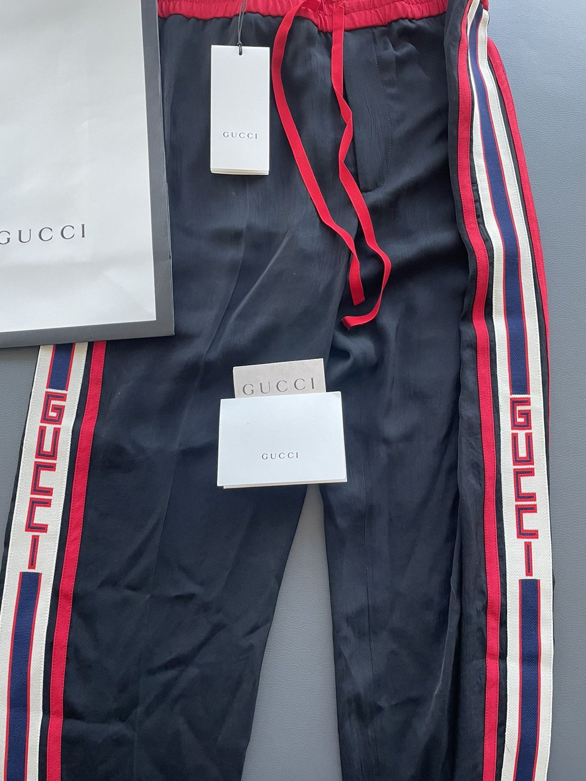 Gucci Rare Super Runway Brand New Limited Edition Gucci Track Pant Size US 32 / EU 48 - 15 Thumbnail